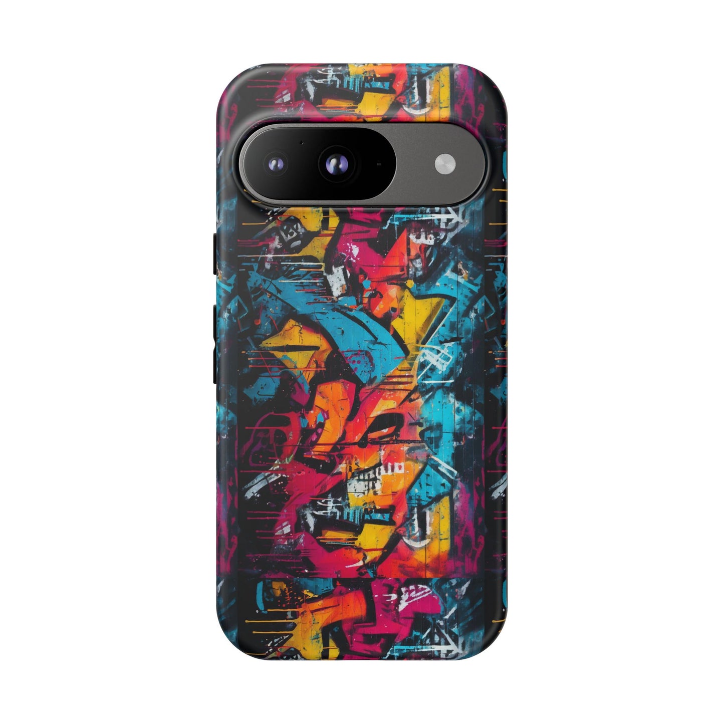 Wall Tag Armor Case – Neon Graffiti Burst Edition