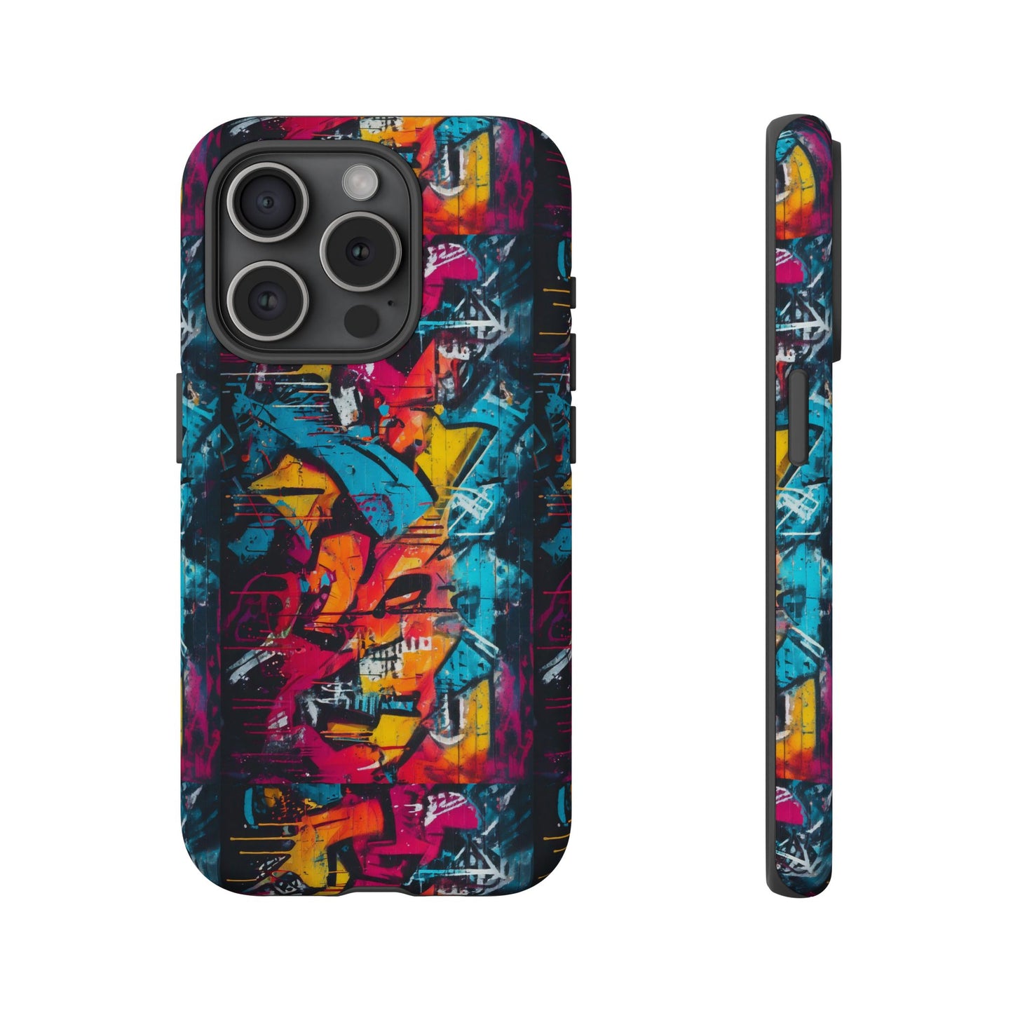Wall Tag Armor Case – Neon Graffiti Burst Edition