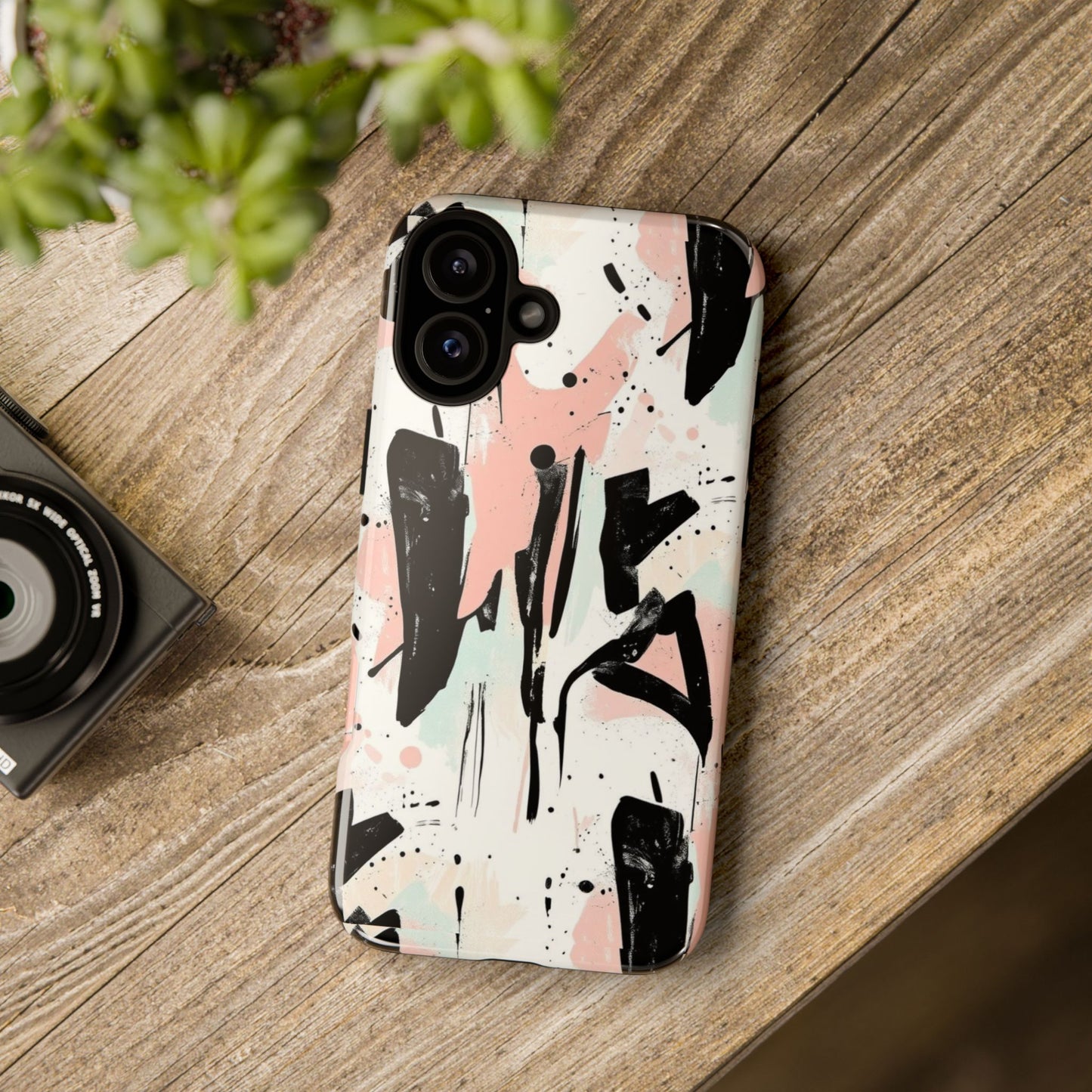 Blush Rush Armor Case – Abstract Ink Graffiti Edition