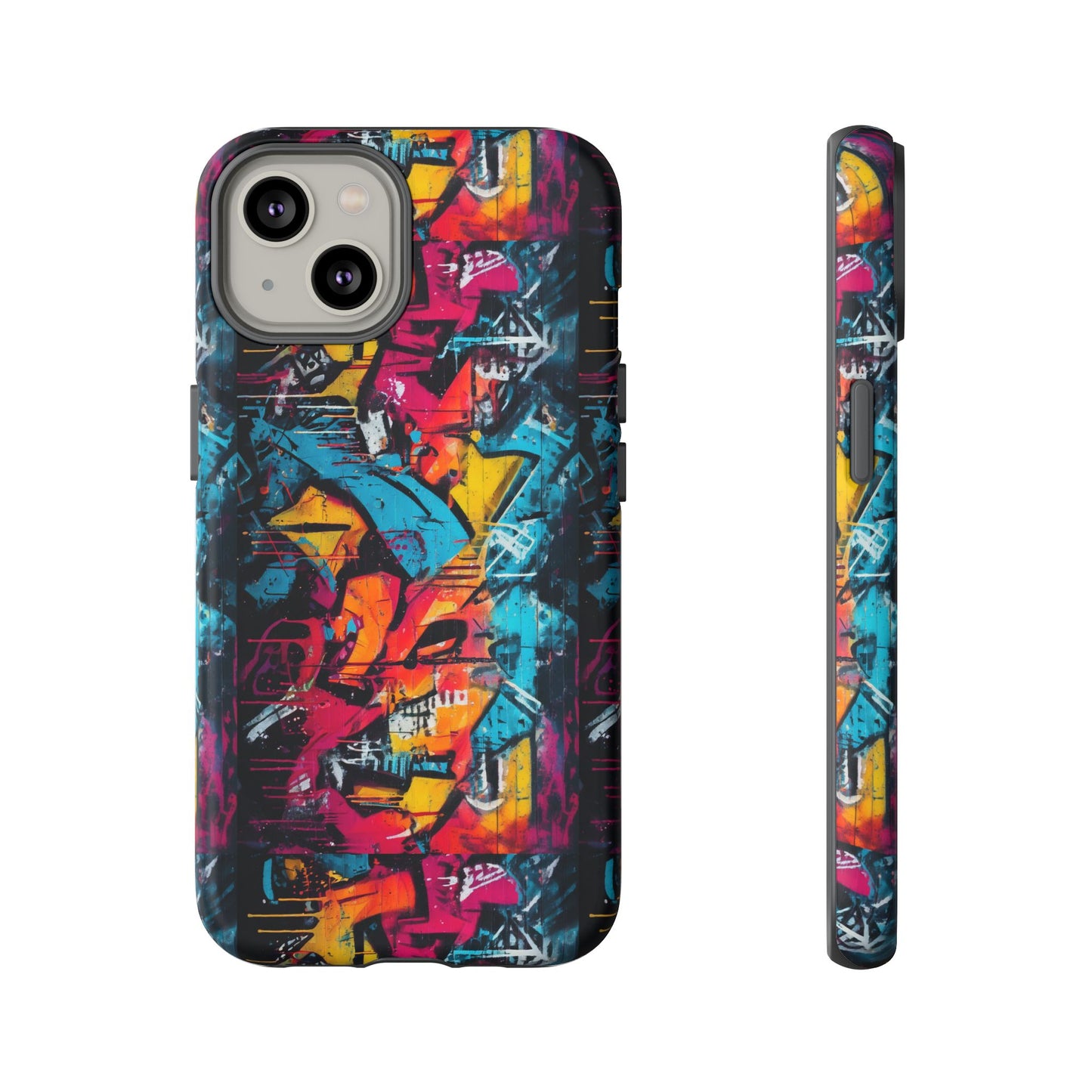 Wall Tag Armor Case – Neon Graffiti Burst Edition