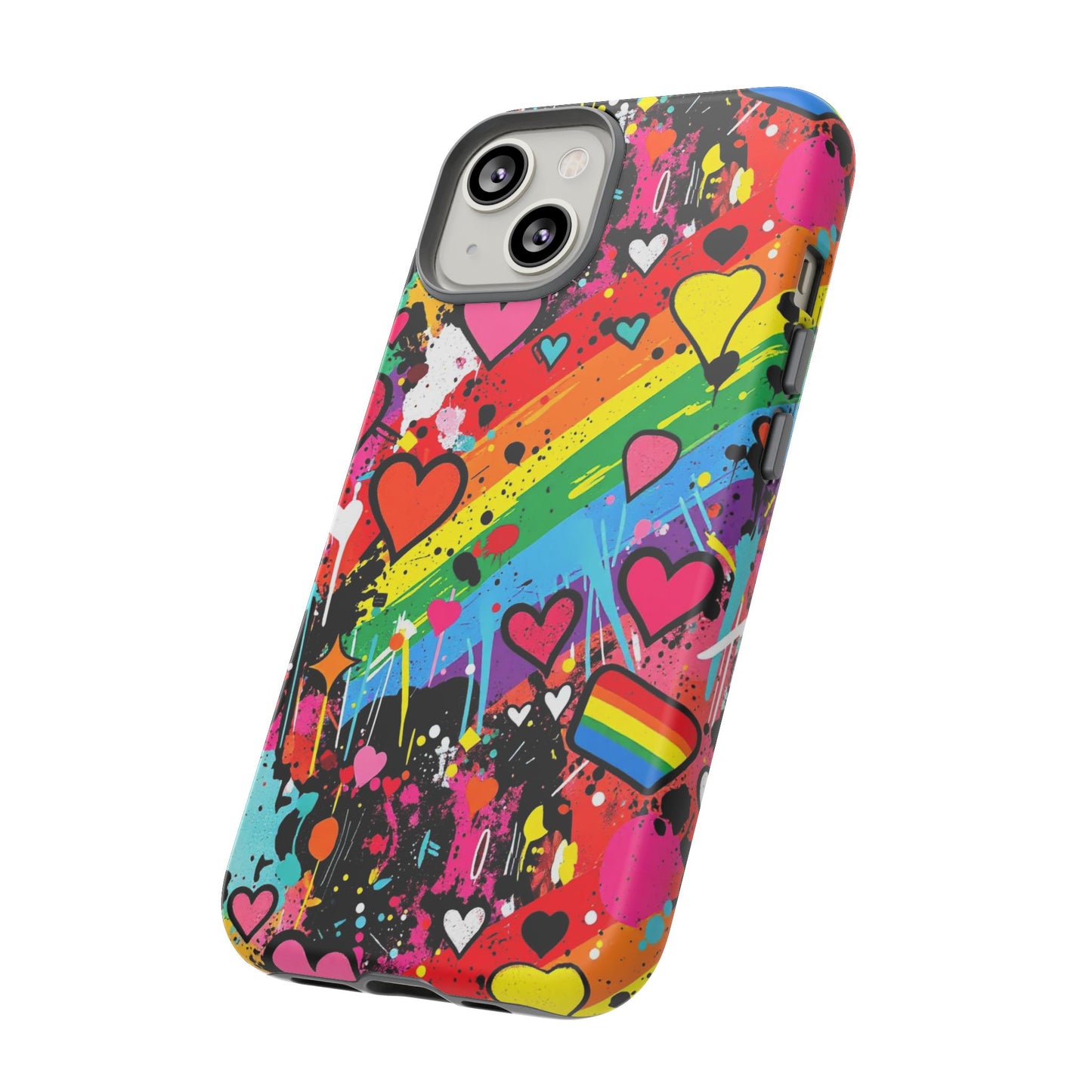 Pride Pop Armor Case – Free Love Graffiti Edition