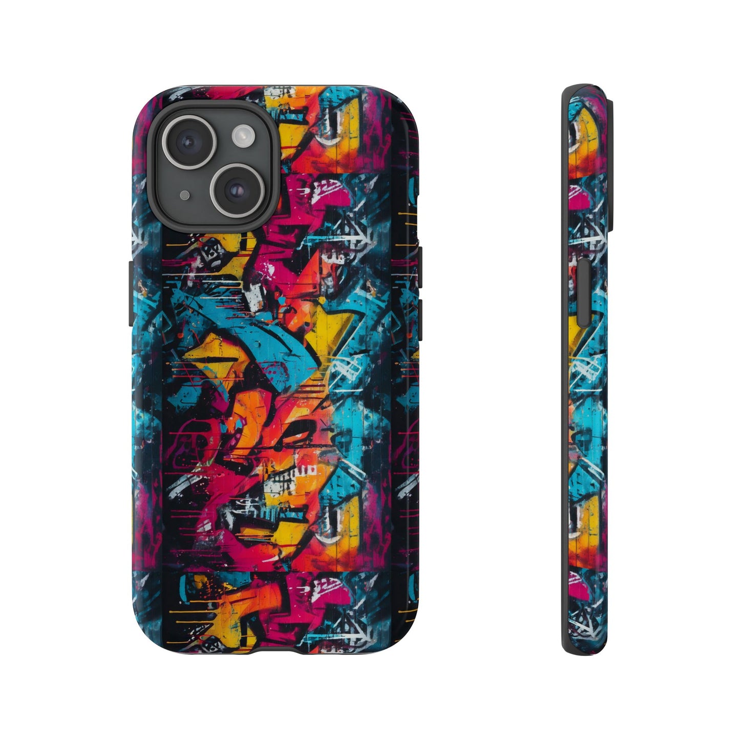 Wall Tag Armor Case – Neon Graffiti Burst Edition