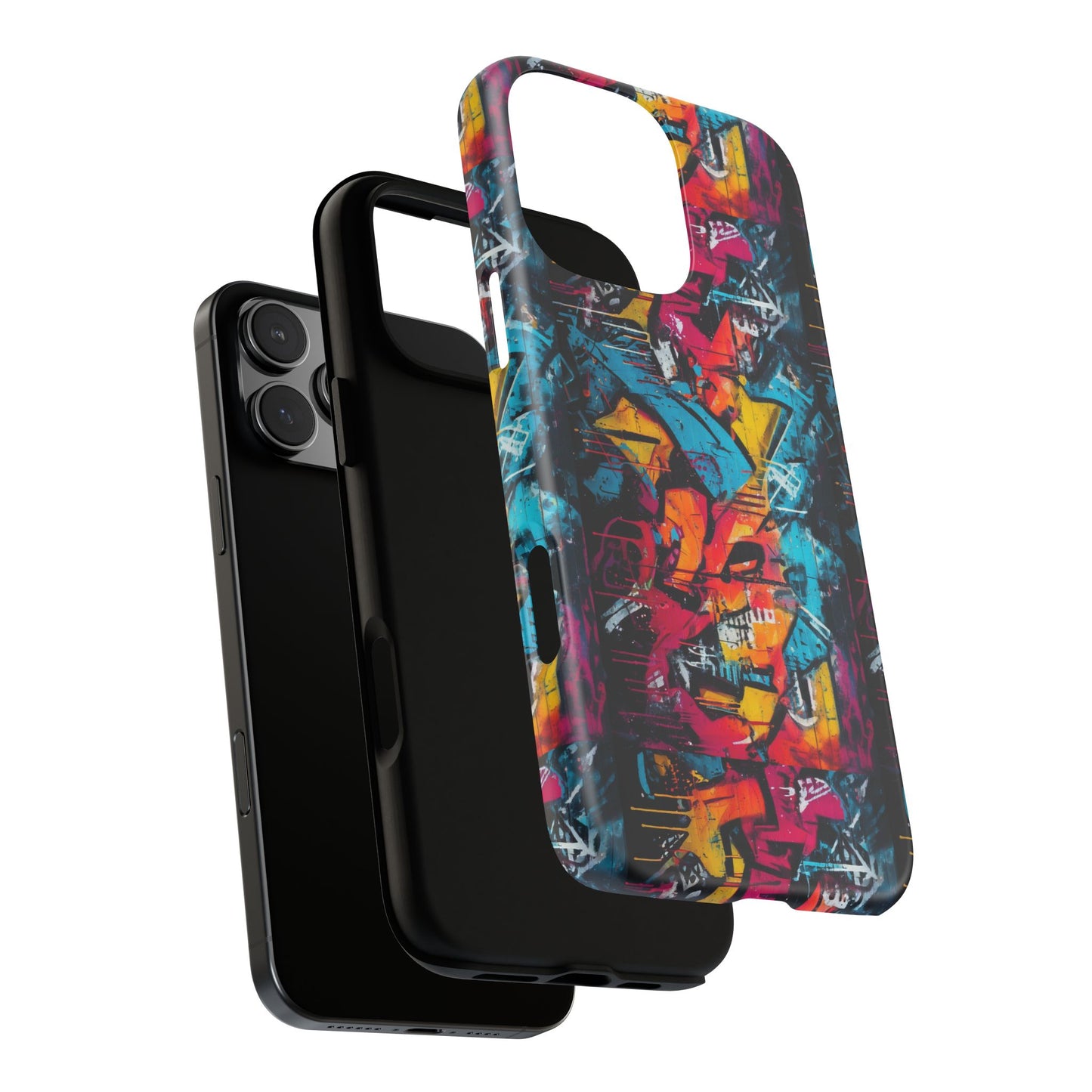 Wall Tag Armor Case – Neon Graffiti Burst Edition