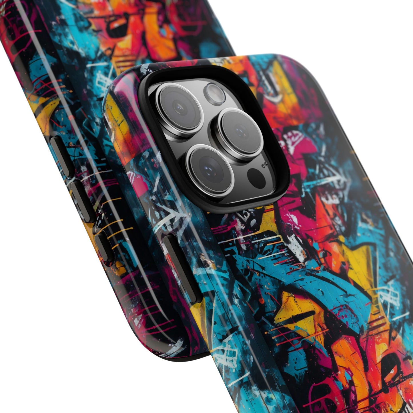 Wall Tag Armor Case – Neon Graffiti Burst Edition