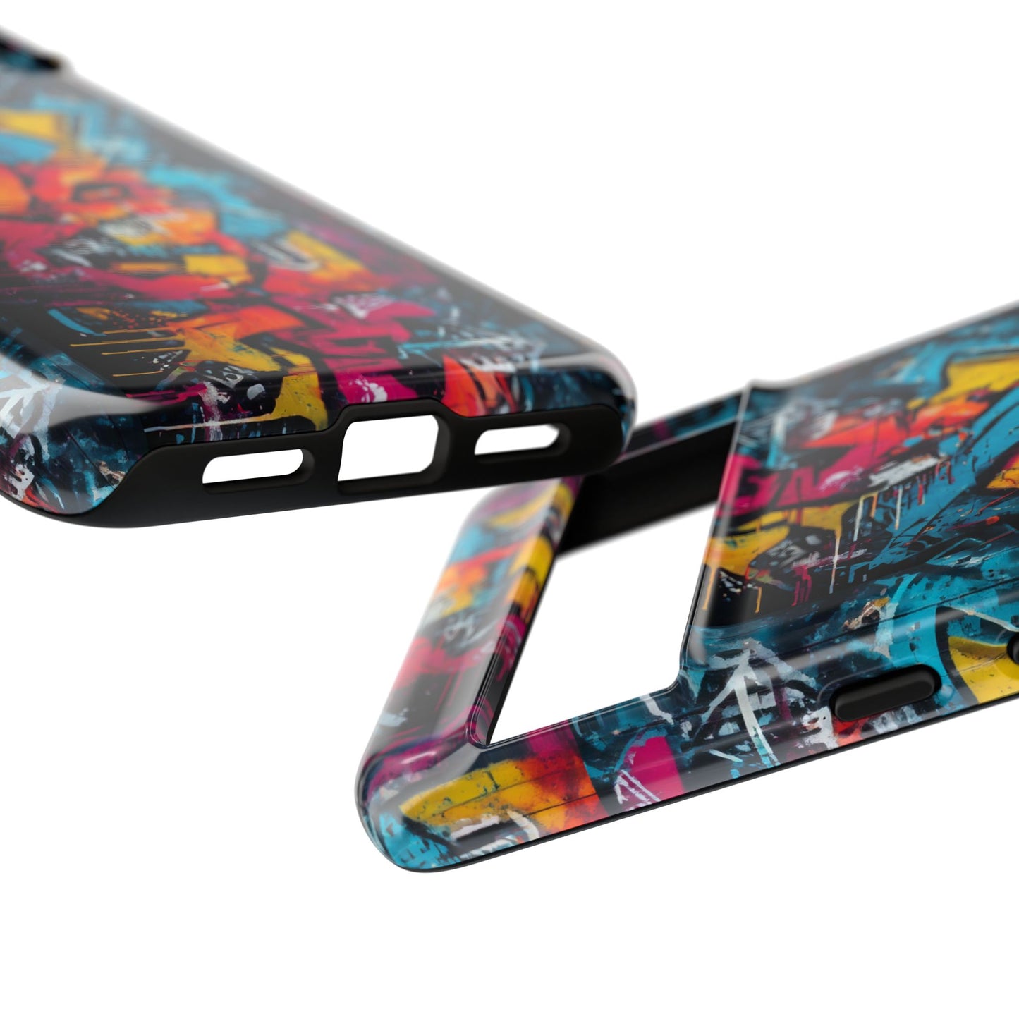 Wall Tag Armor Case – Neon Graffiti Burst Edition