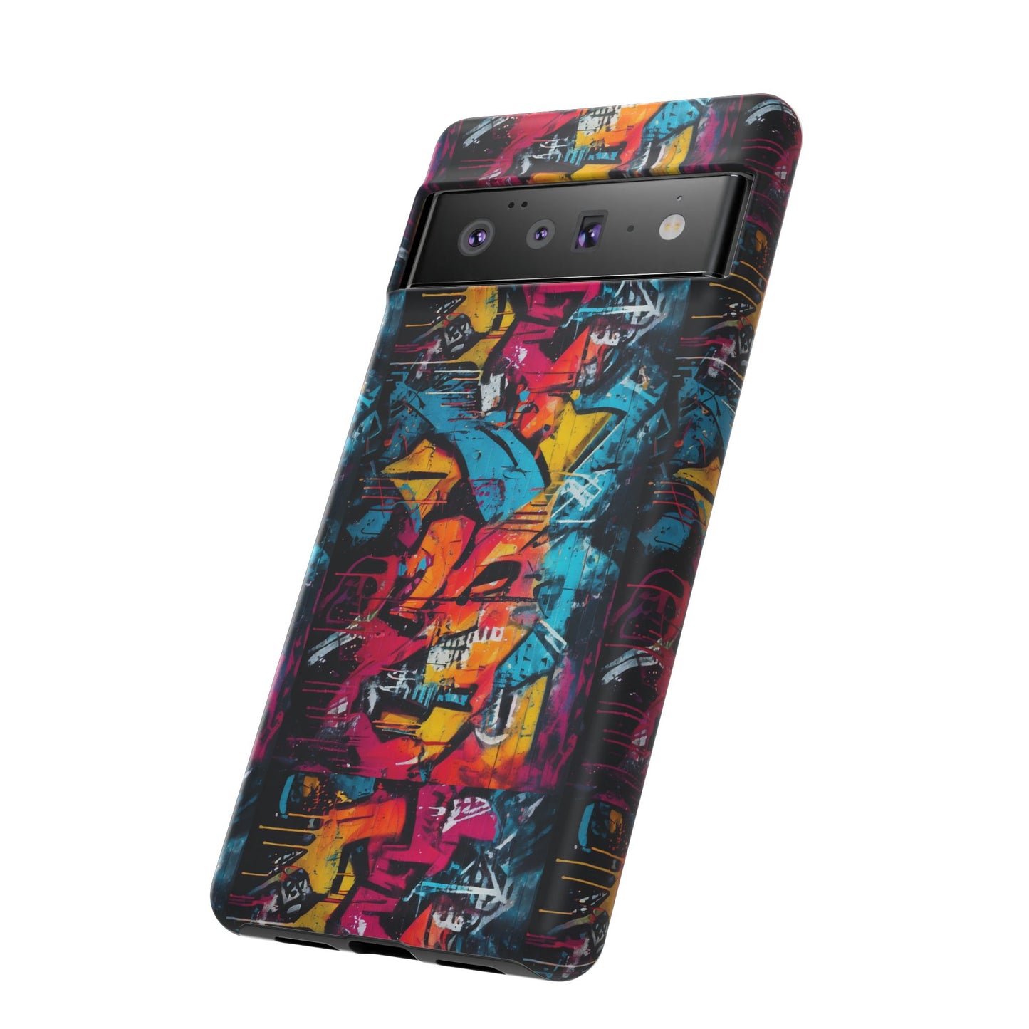 Wall Tag Armor Case – Neon Graffiti Burst Edition