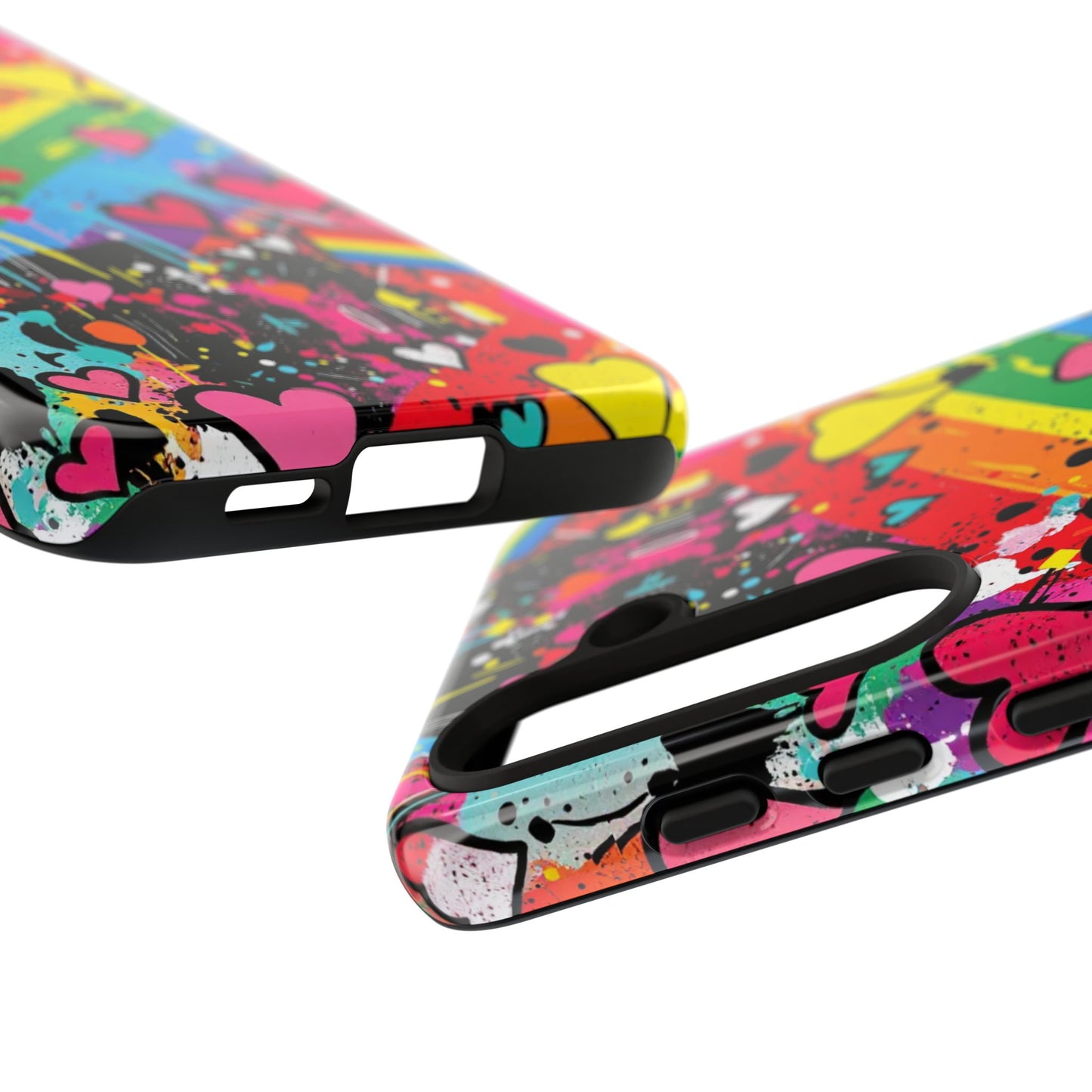 Pride Pop Armor Case – Free Love Graffiti Edition
