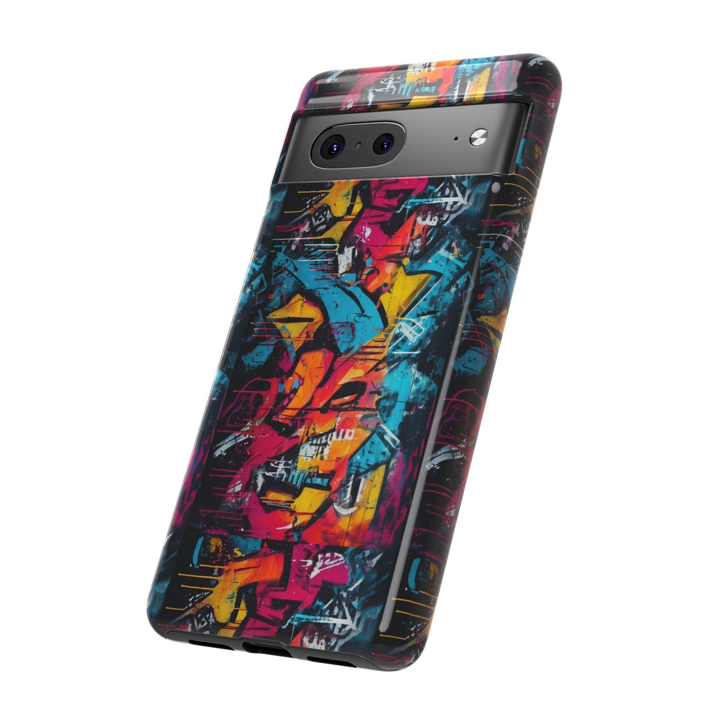 Wall Tag Armor Case – Neon Graffiti Burst Edition