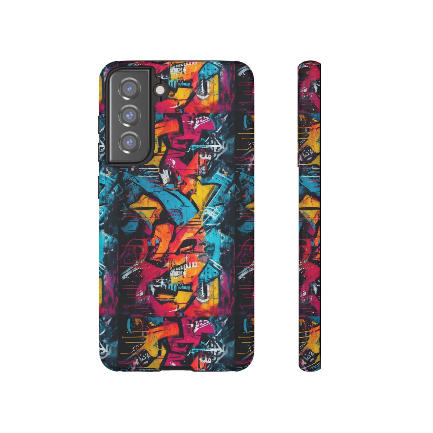 Wall Tag Armor Case – Neon Graffiti Burst Edition