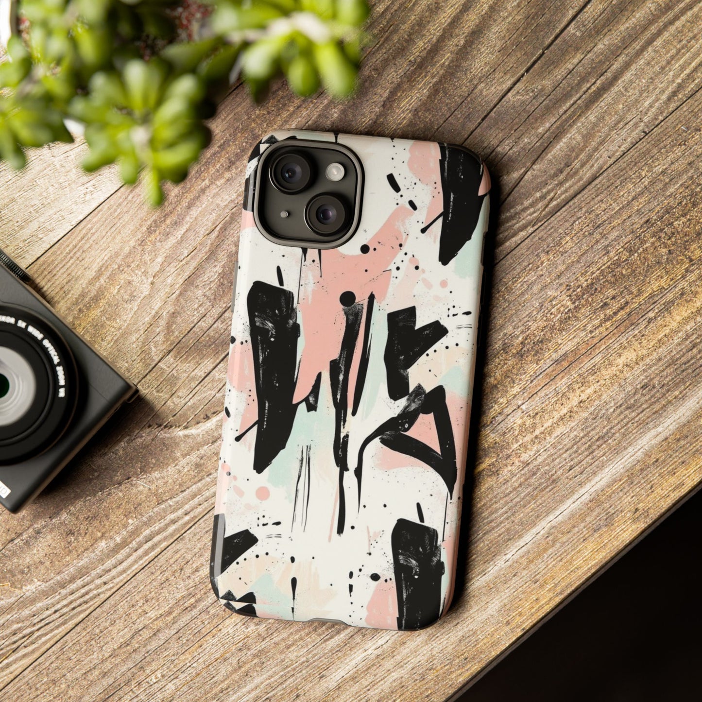 Blush Rush Armor Case – Abstract Ink Graffiti Edition