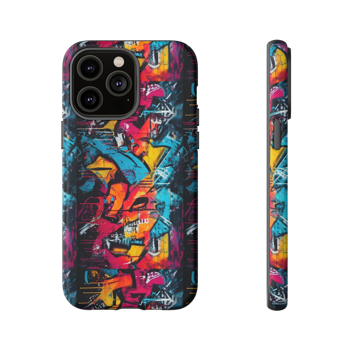 Wall Tag Armor Case – Neon Graffiti Burst Edition