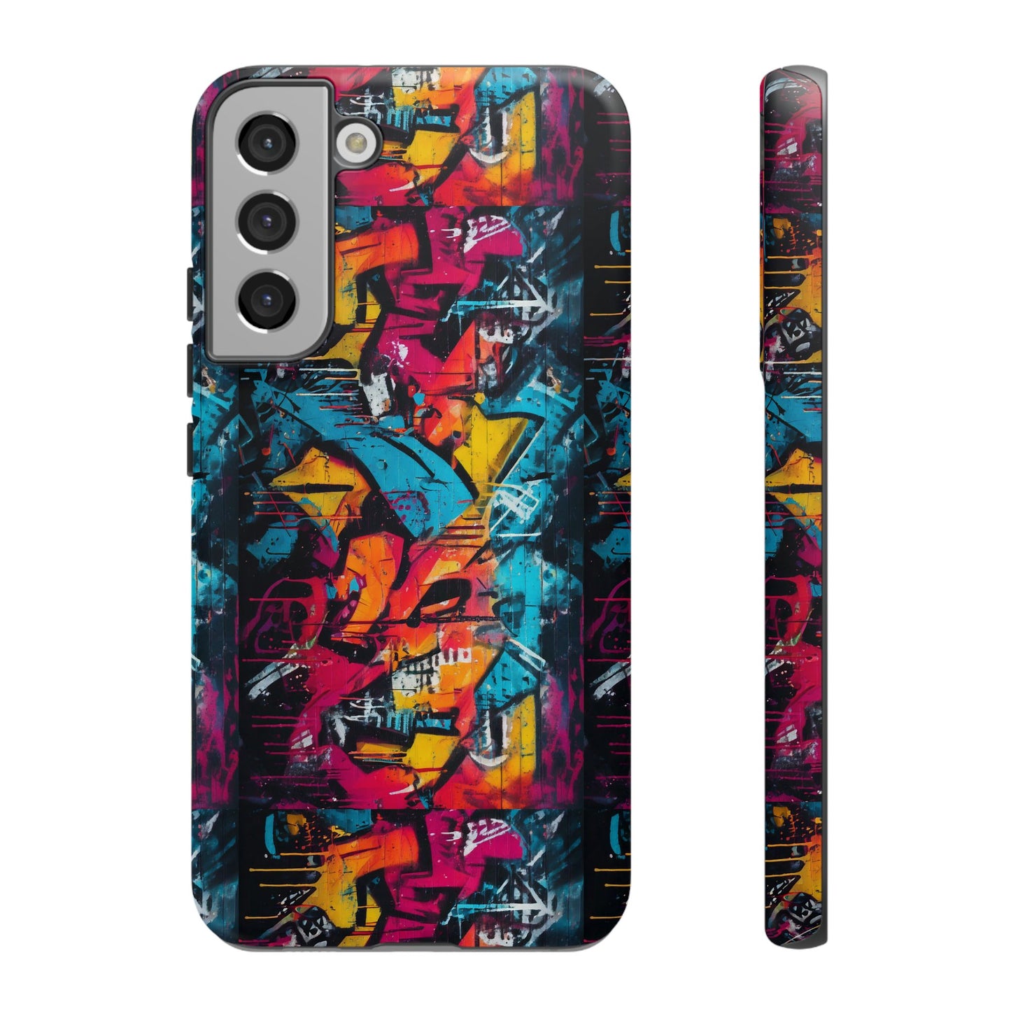 Wall Tag Armor Case – Neon Graffiti Burst Edition