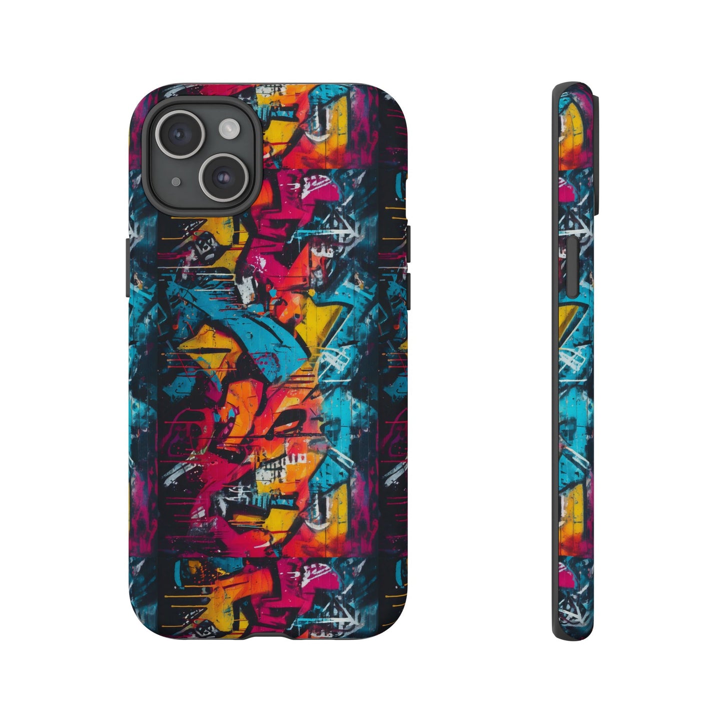 Wall Tag Armor Case – Neon Graffiti Burst Edition