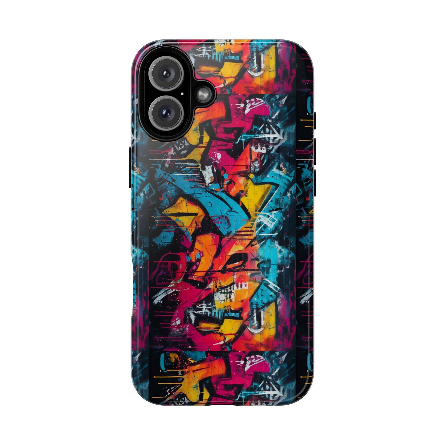 Wall Tag Armor Case – Neon Graffiti Burst Edition