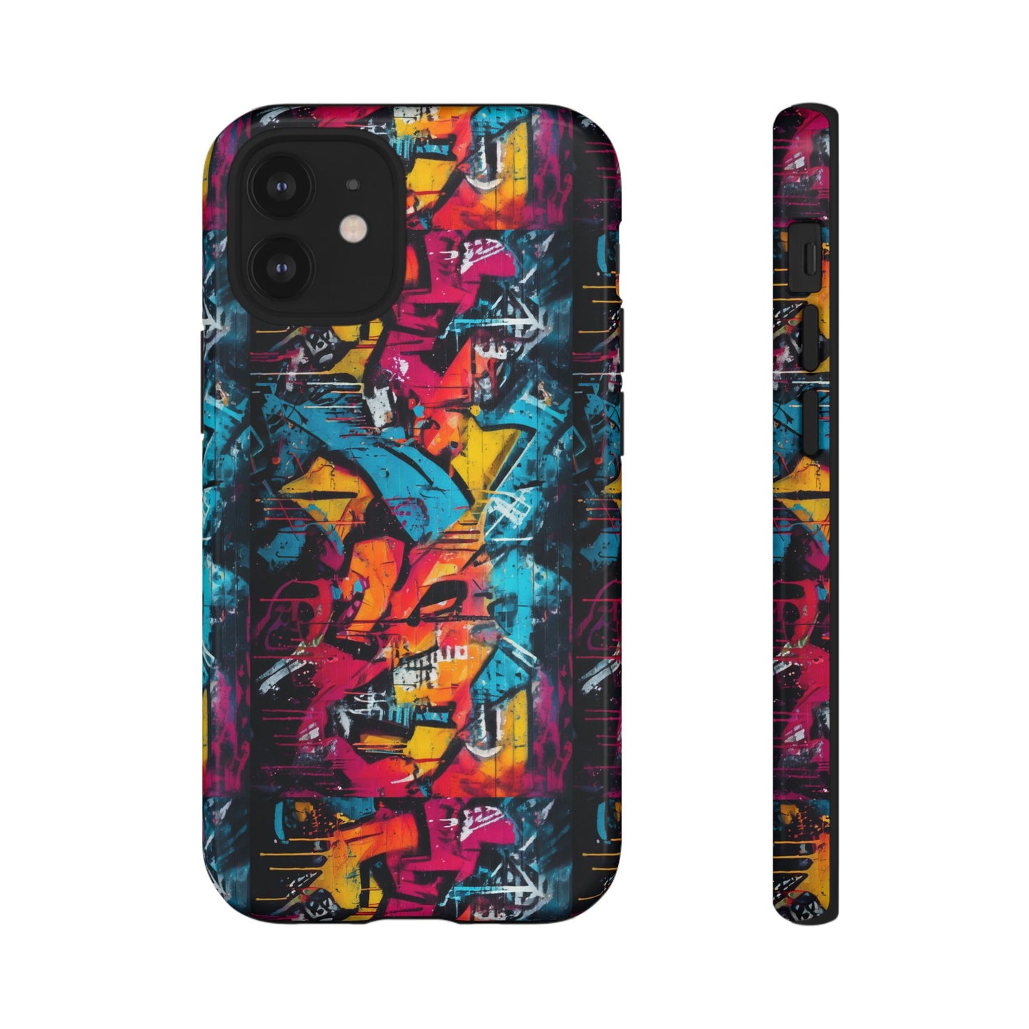 Wall Tag Armor Case – Neon Graffiti Burst Edition