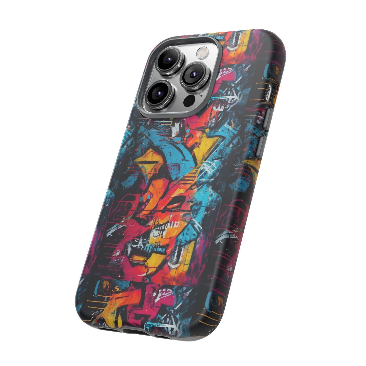 Wall Tag Armor Case – Neon Graffiti Burst Edition