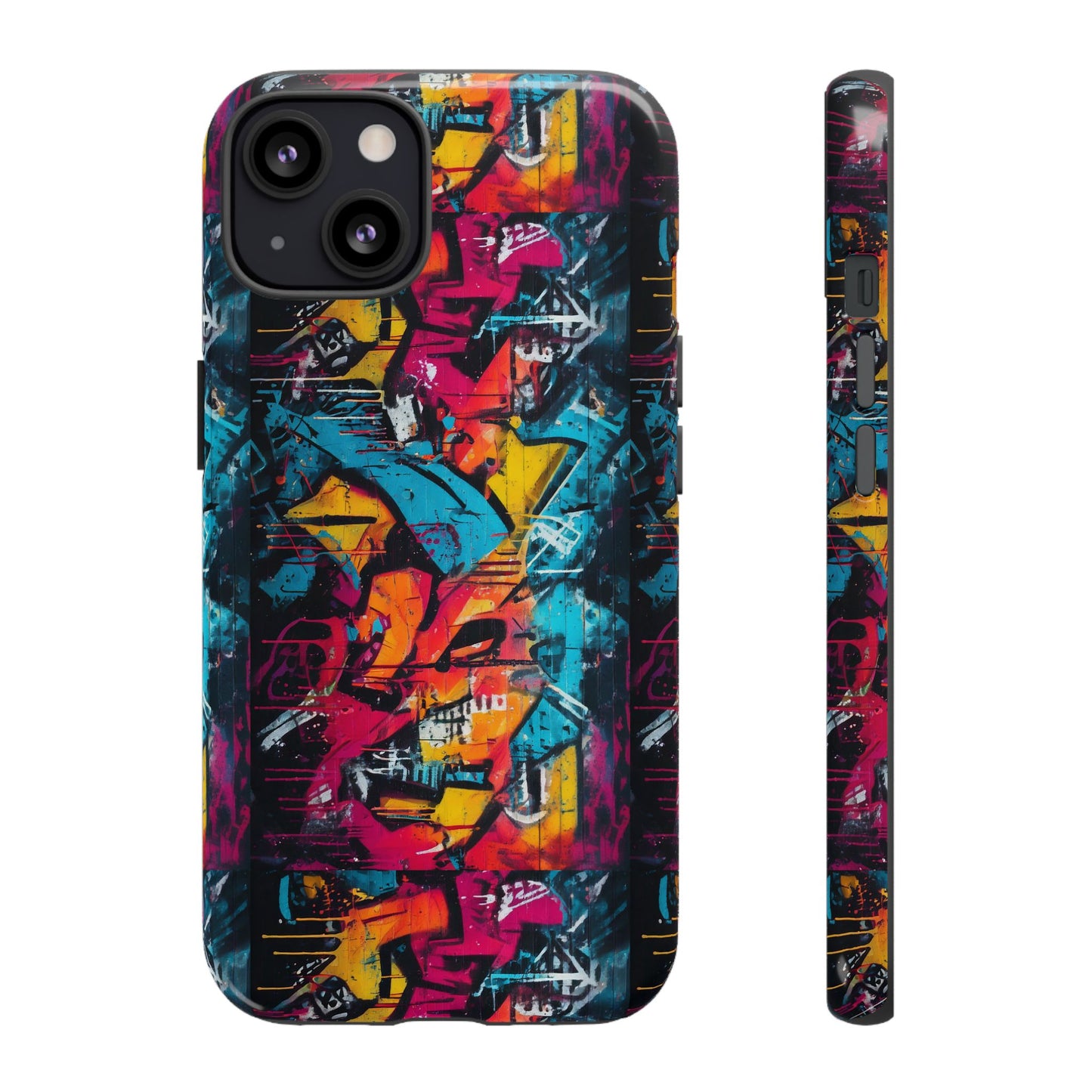 Wall Tag Armor Case – Neon Graffiti Burst Edition
