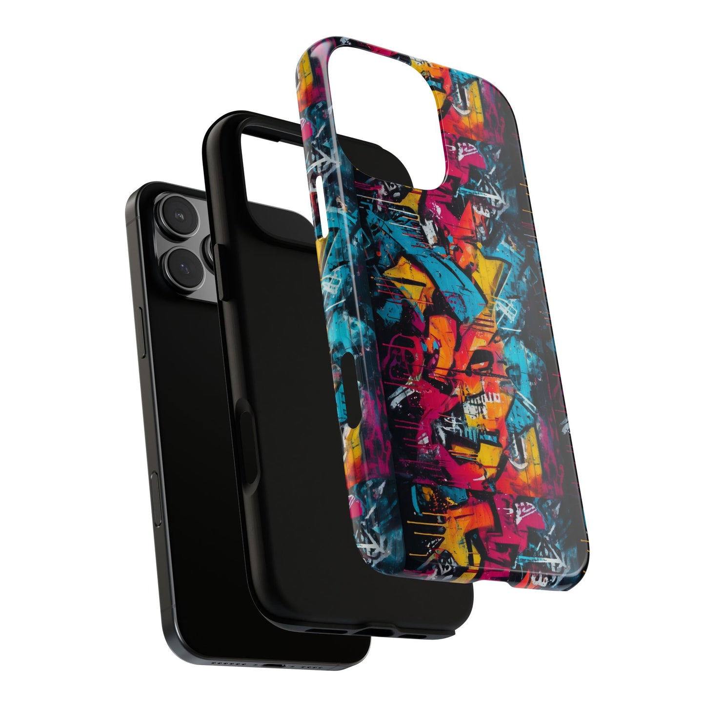 Wall Tag Armor Case – Neon Graffiti Burst Edition
