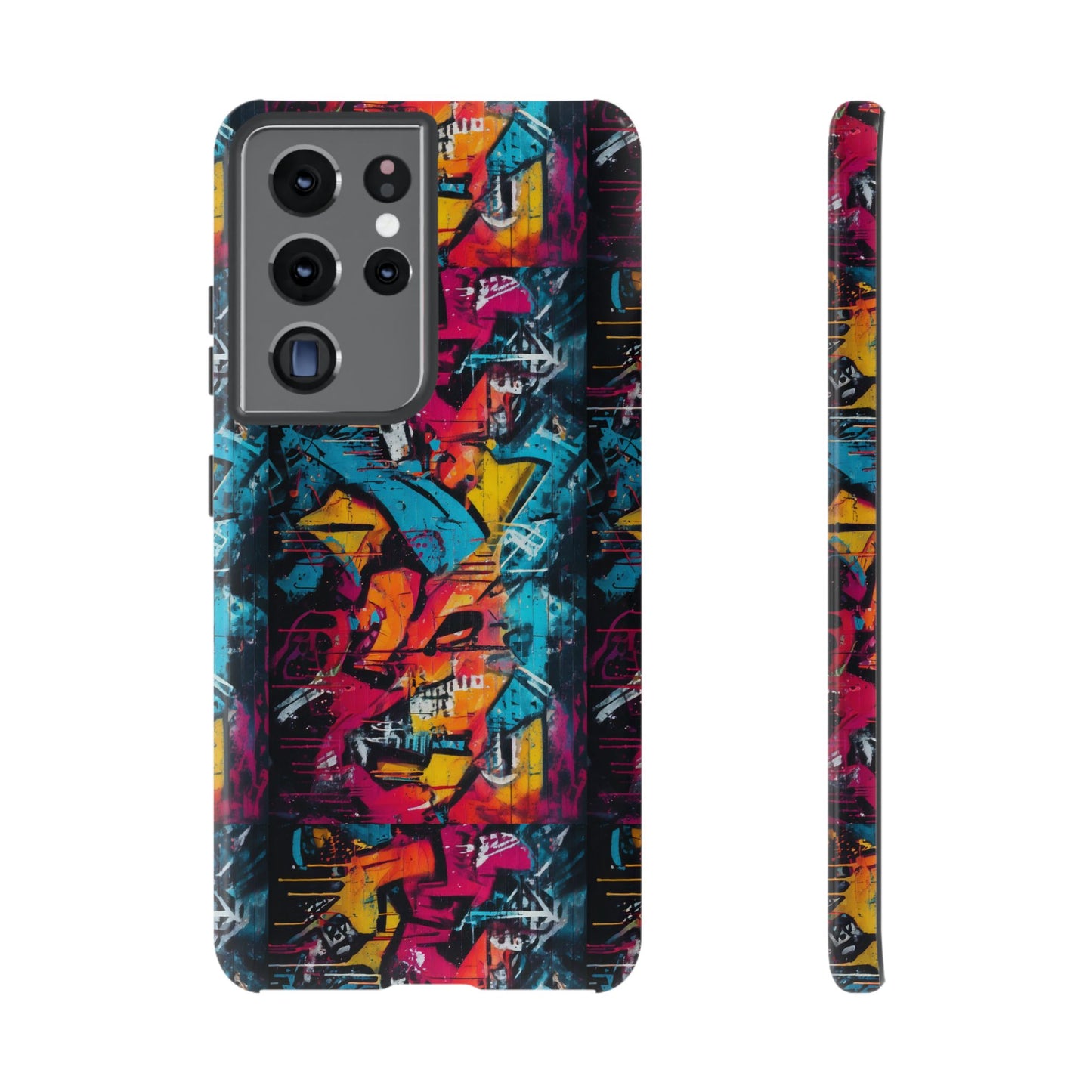 Wall Tag Armor Case – Neon Graffiti Burst Edition