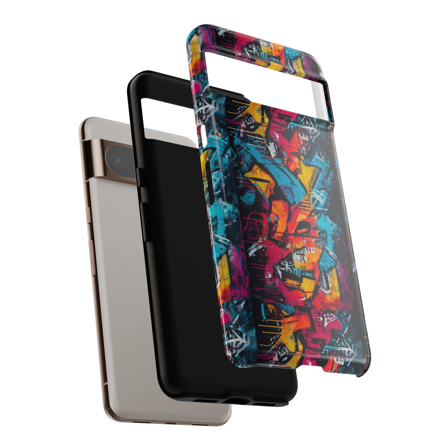 Wall Tag Armor Case – Neon Graffiti Burst Edition