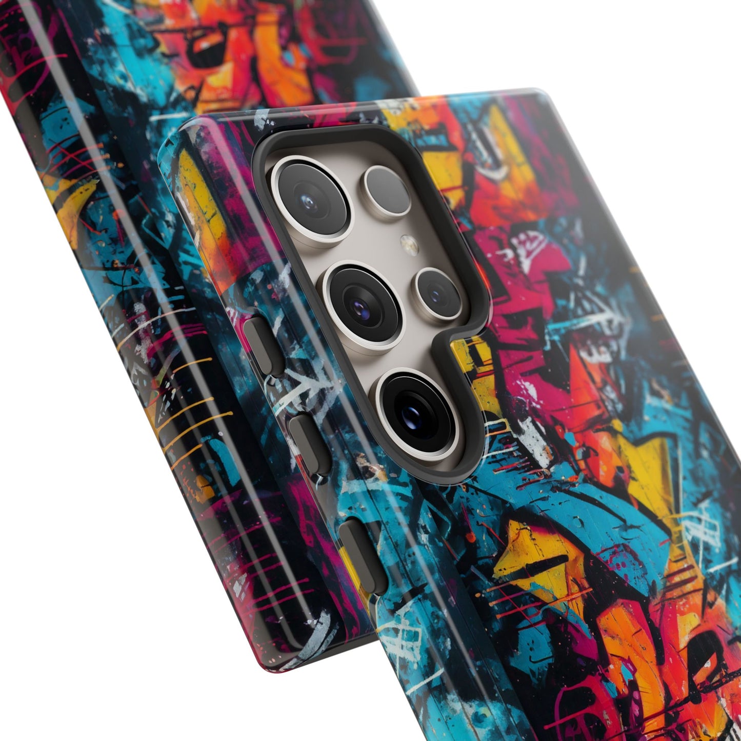 Wall Tag Armor Case – Neon Graffiti Burst Edition
