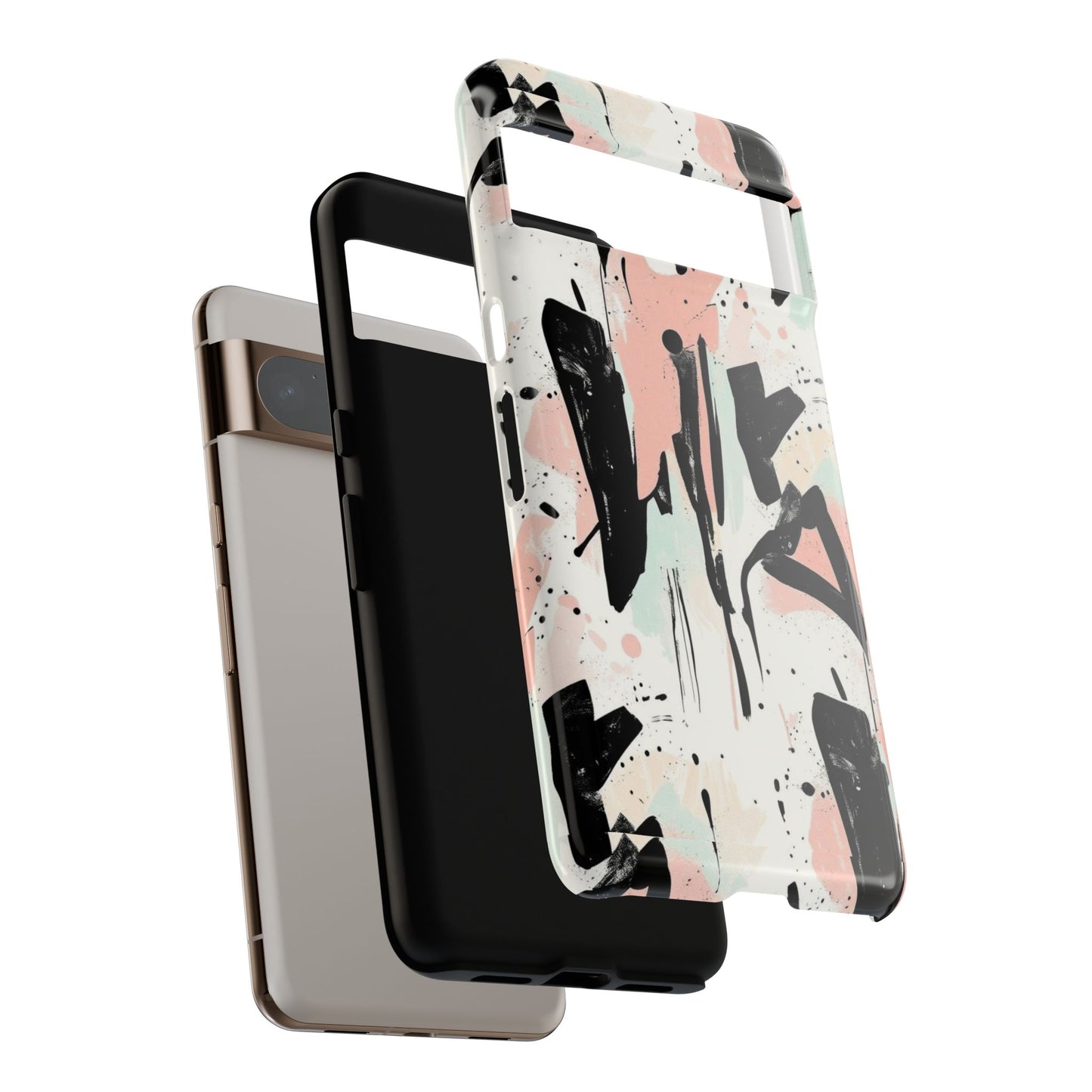 Blush Rush Armor Case – Abstract Ink Graffiti Edition