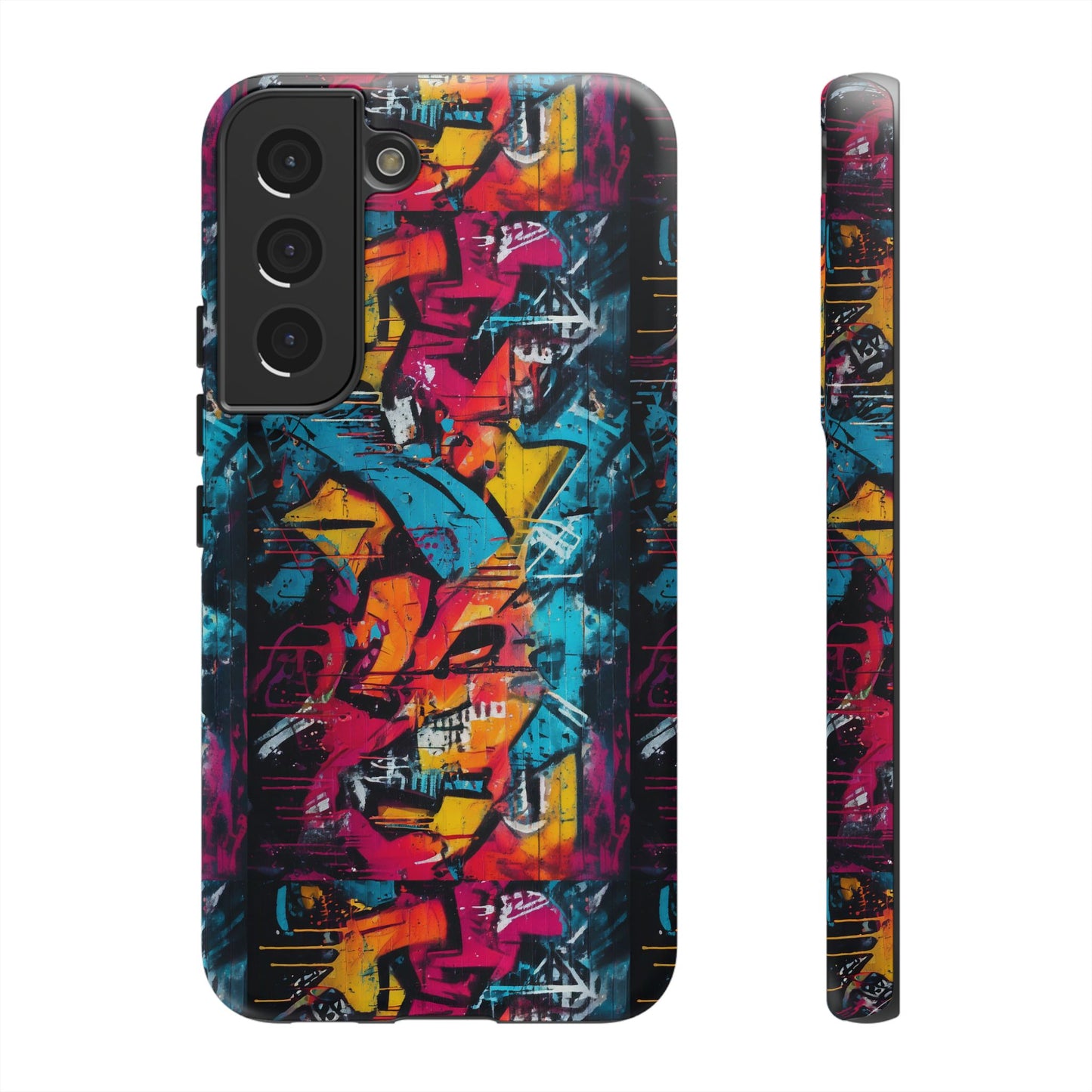 Wall Tag Armor Case – Neon Graffiti Burst Edition