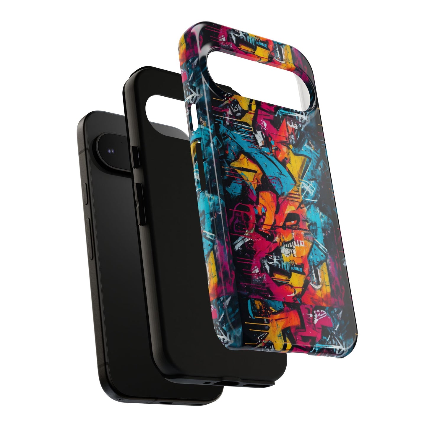 Wall Tag Armor Case – Neon Graffiti Burst Edition
