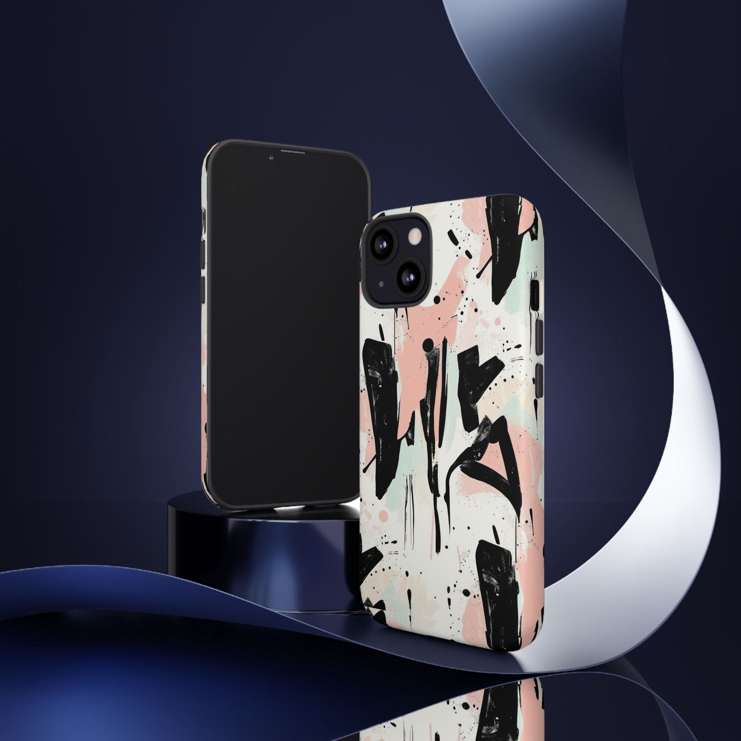Blush Rush Armor Case – Abstract Ink Graffiti Edition