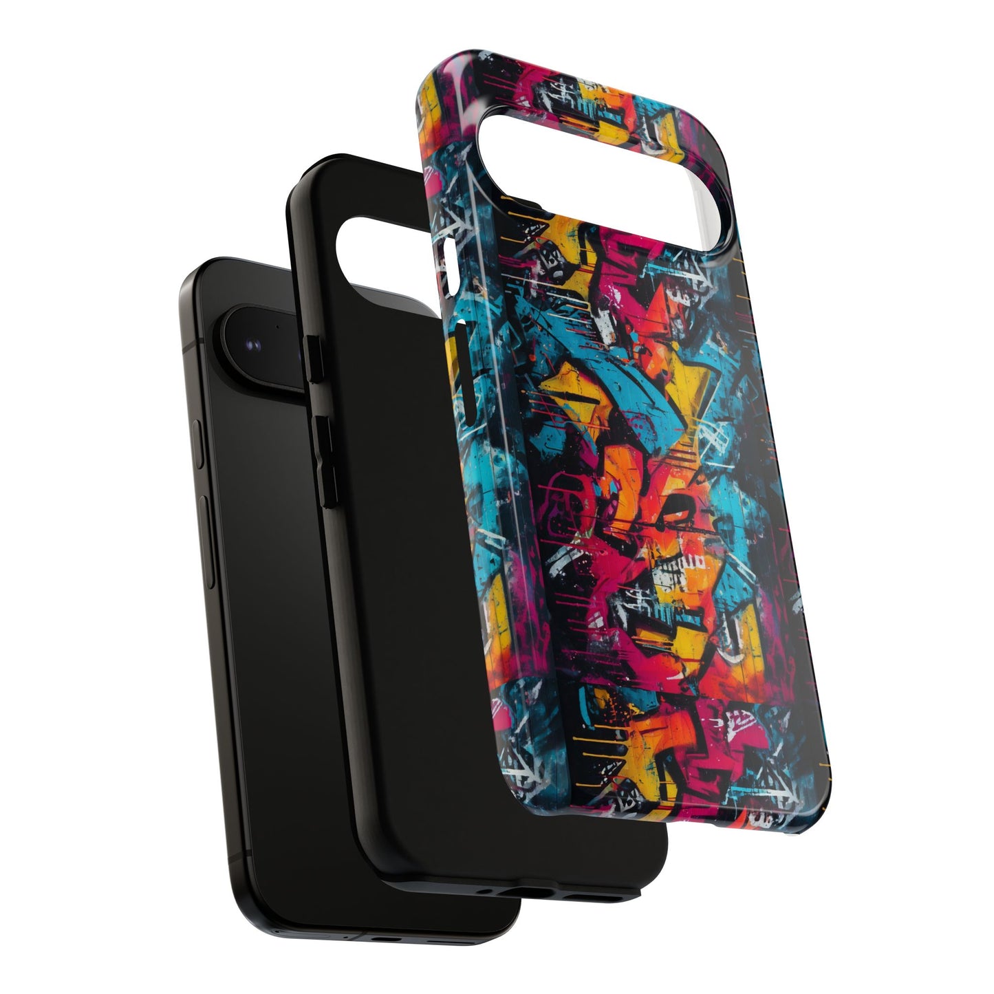 Wall Tag Armor Case – Neon Graffiti Burst Edition