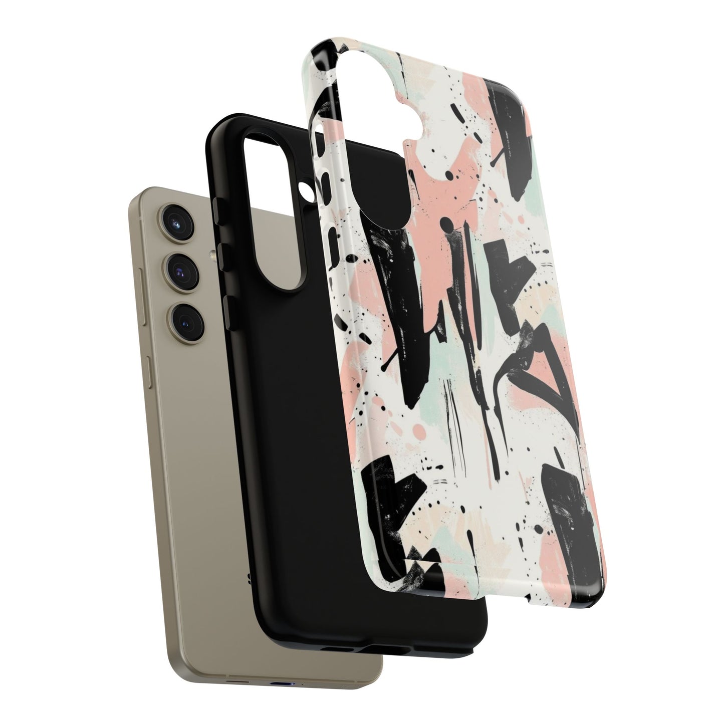 Blush Rush Armor Case – Abstract Ink Graffiti Edition