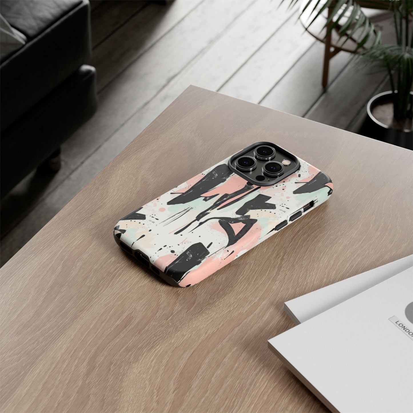 Blush Rush Armor Case – Abstract Ink Graffiti Edition