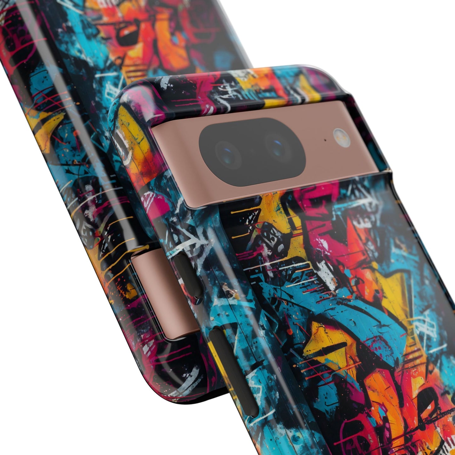 Wall Tag Armor Case – Neon Graffiti Burst Edition