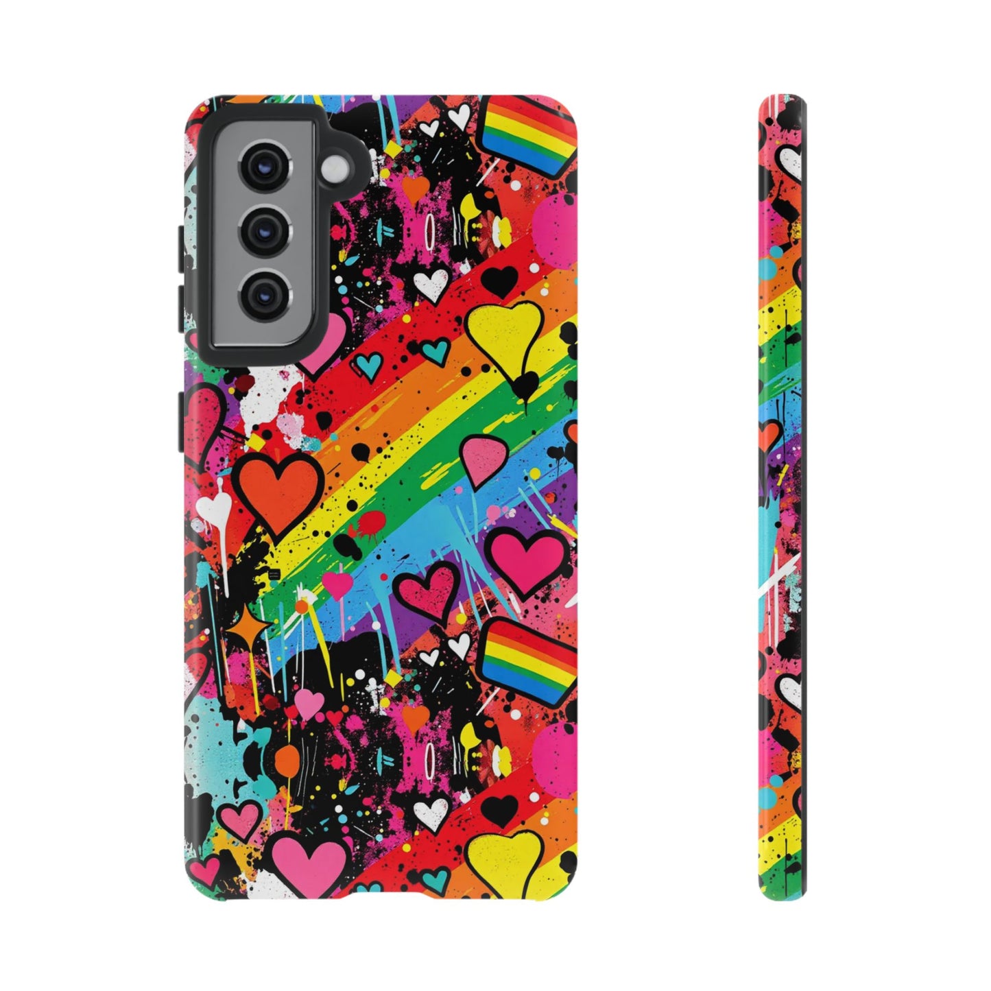 Pride Pop Armor Case – Free Love Graffiti Edition