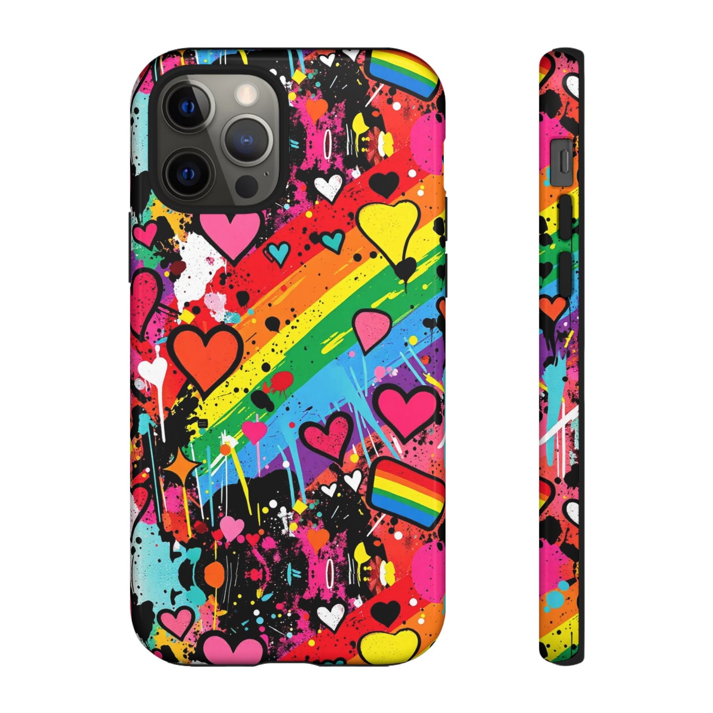 Pride Pop Armor Case – Free Love Graffiti Edition