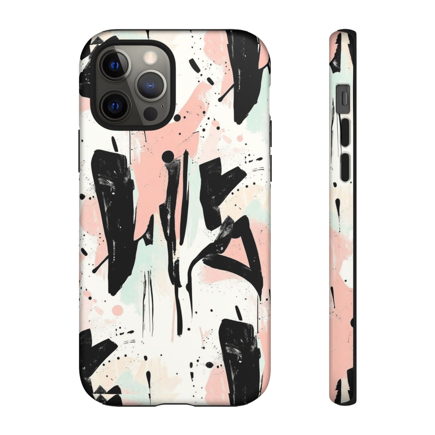 Blush Rush Armor Case – Abstract Ink Graffiti Edition