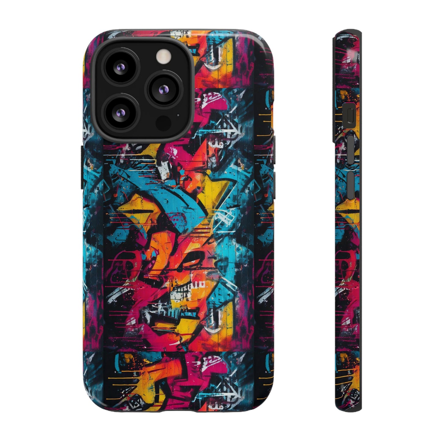 Wall Tag Armor Case – Neon Graffiti Burst Edition