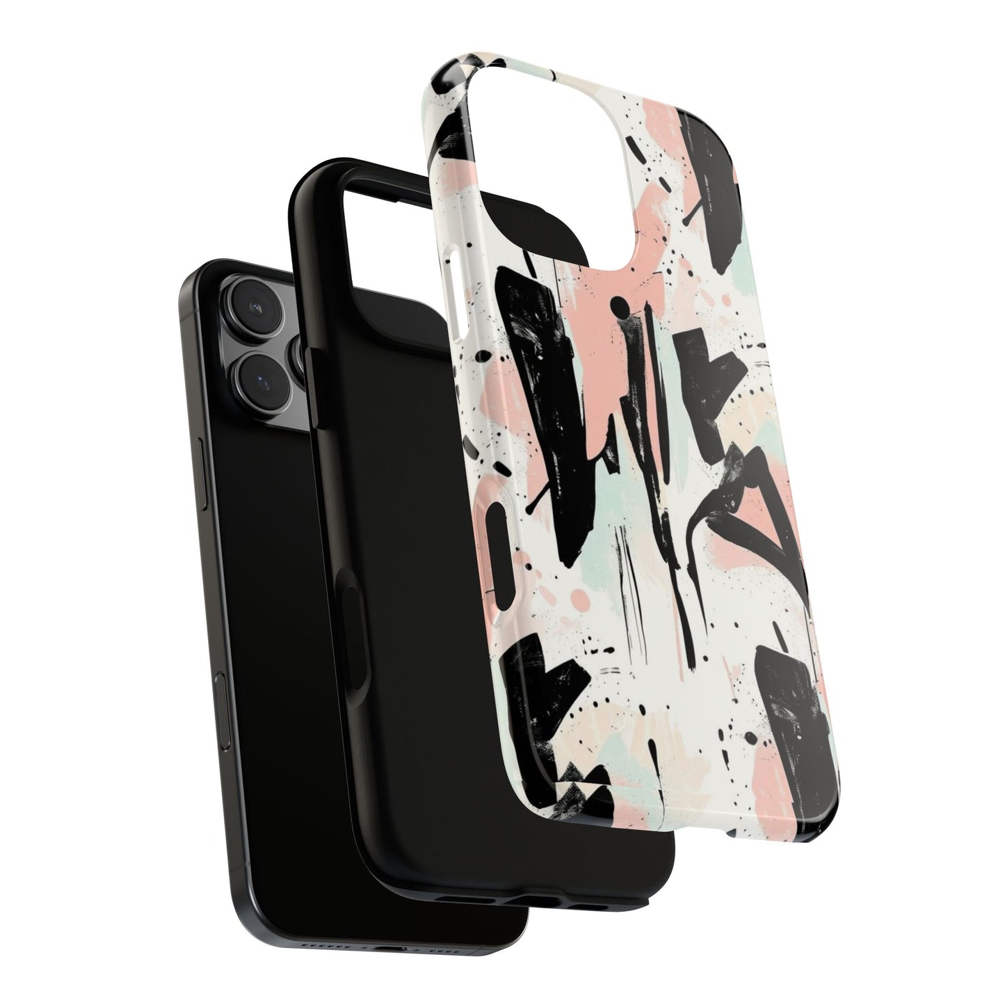 Blush Rush Armor Case – Abstract Ink Graffiti Edition