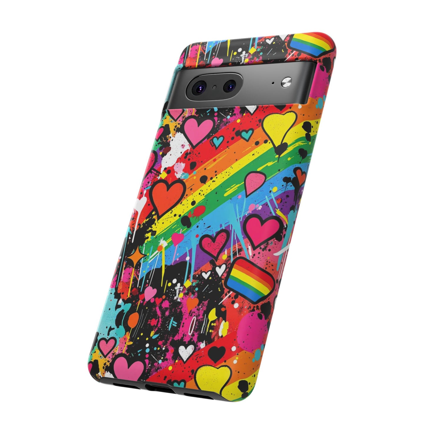 Pride Pop Armor Case – Free Love Graffiti Edition