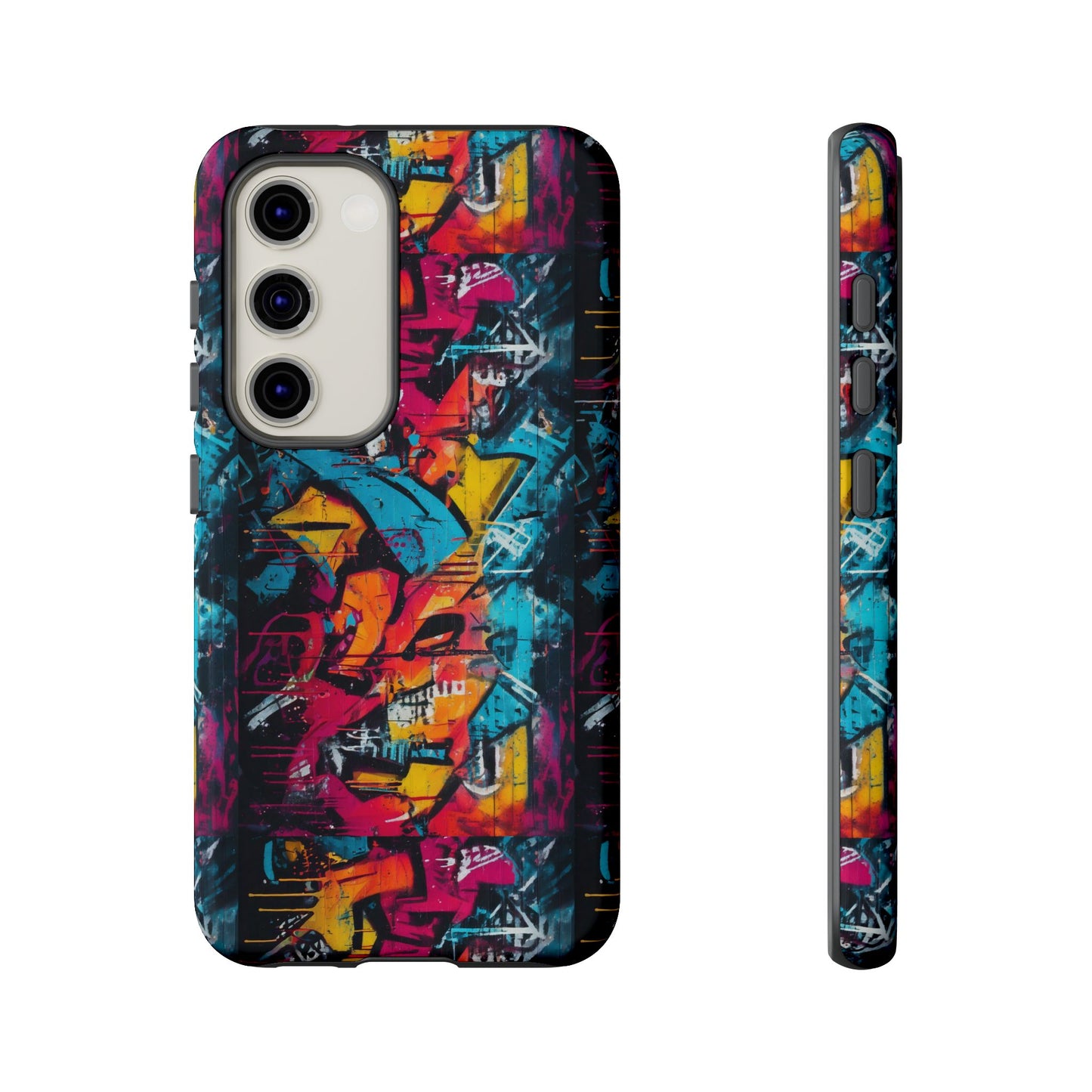Wall Tag Armor Case – Neon Graffiti Burst Edition