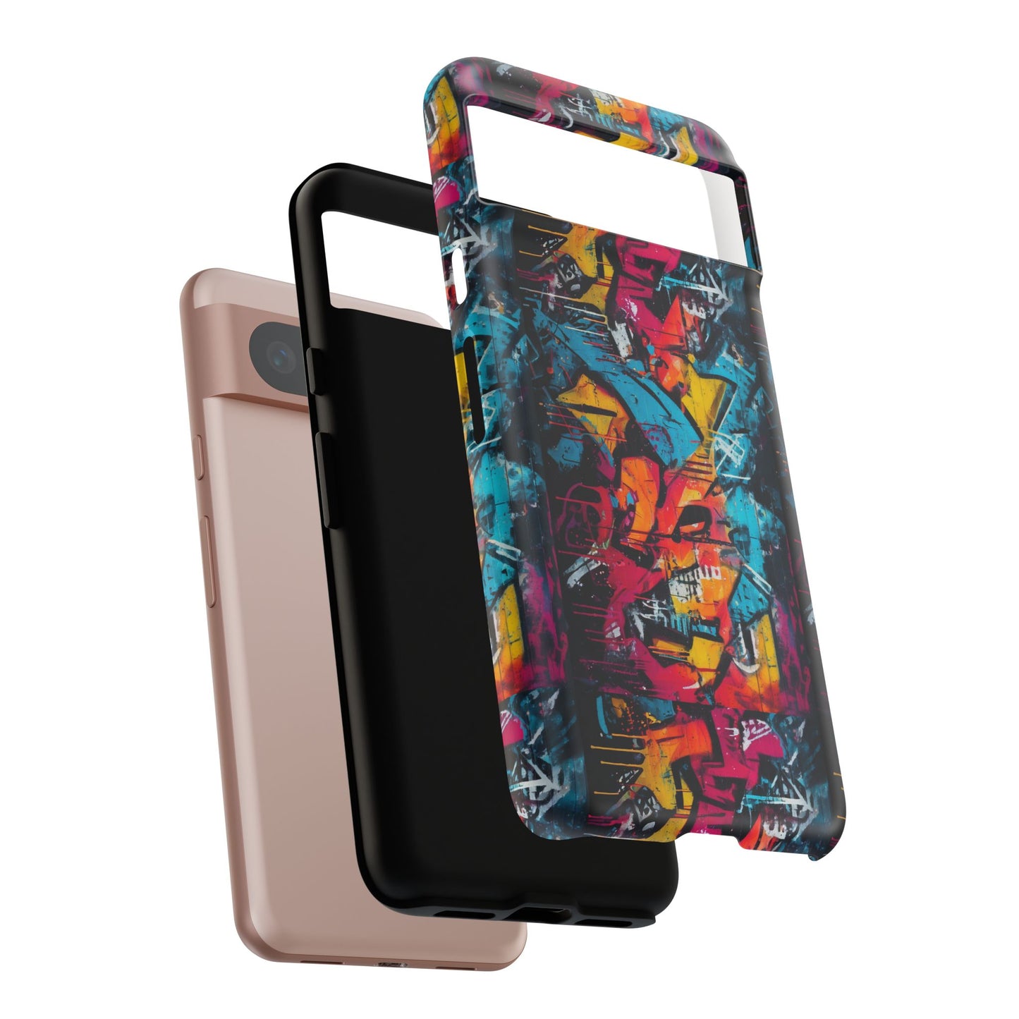 Wall Tag Armor Case – Neon Graffiti Burst Edition
