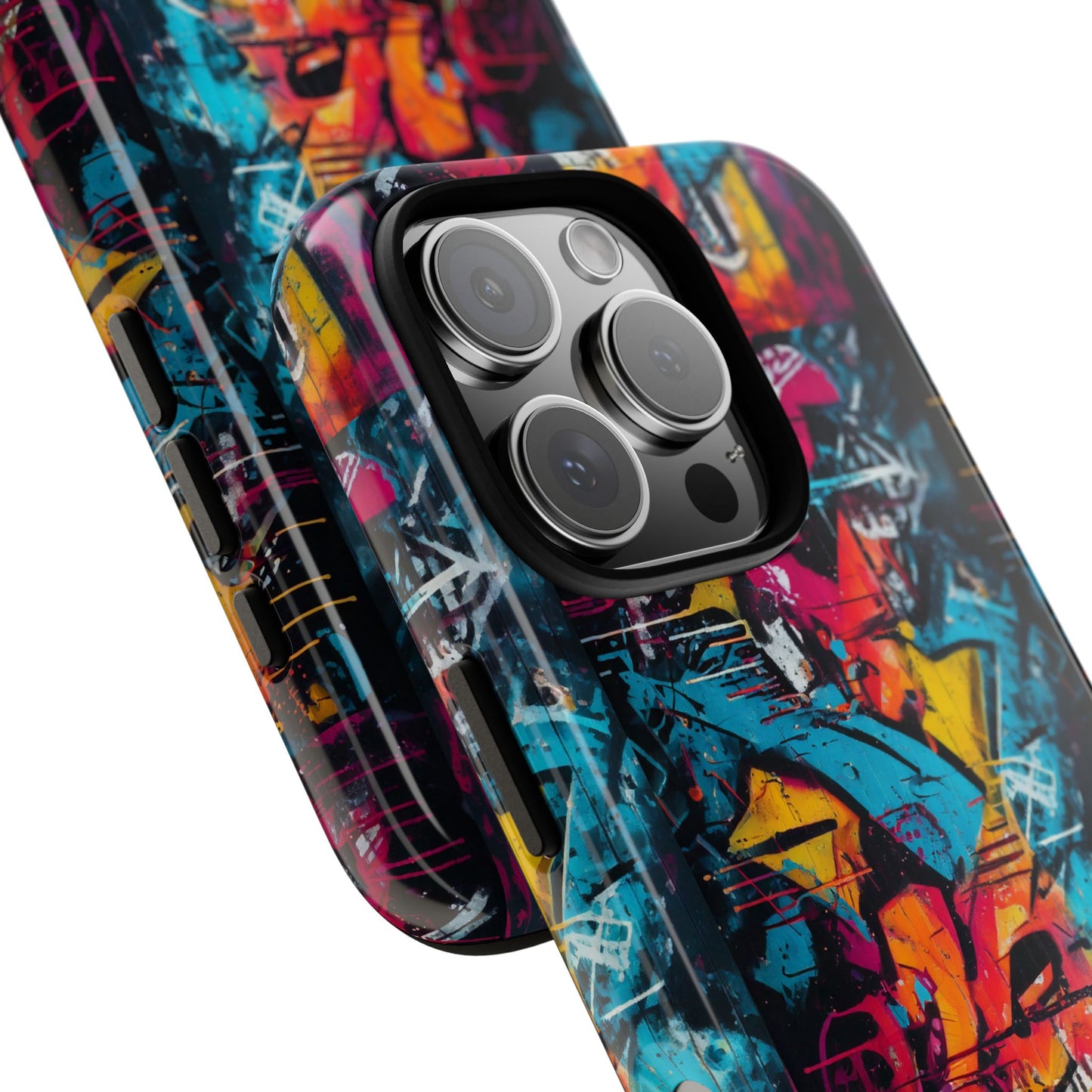 Wall Tag Armor Case – Neon Graffiti Burst Edition