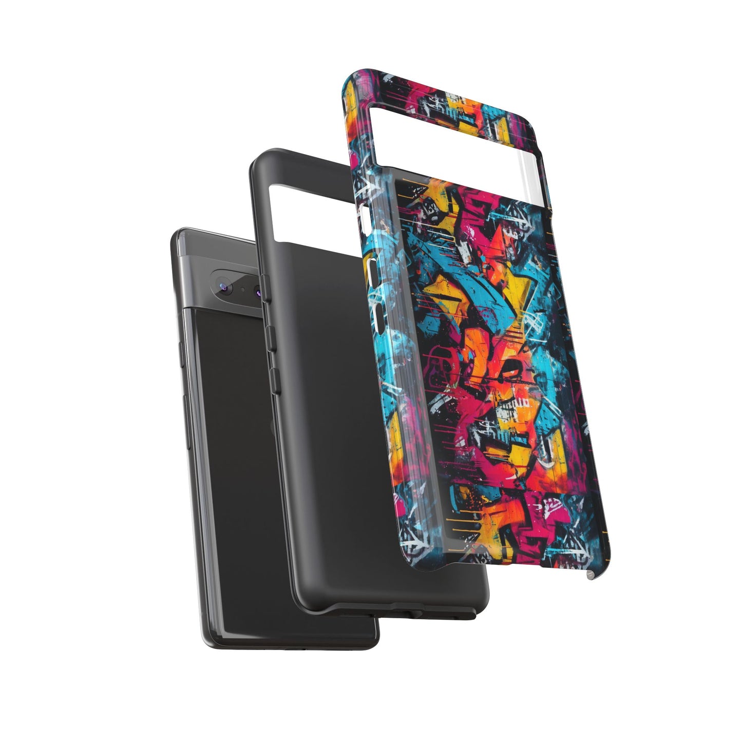 Wall Tag Armor Case – Neon Graffiti Burst Edition
