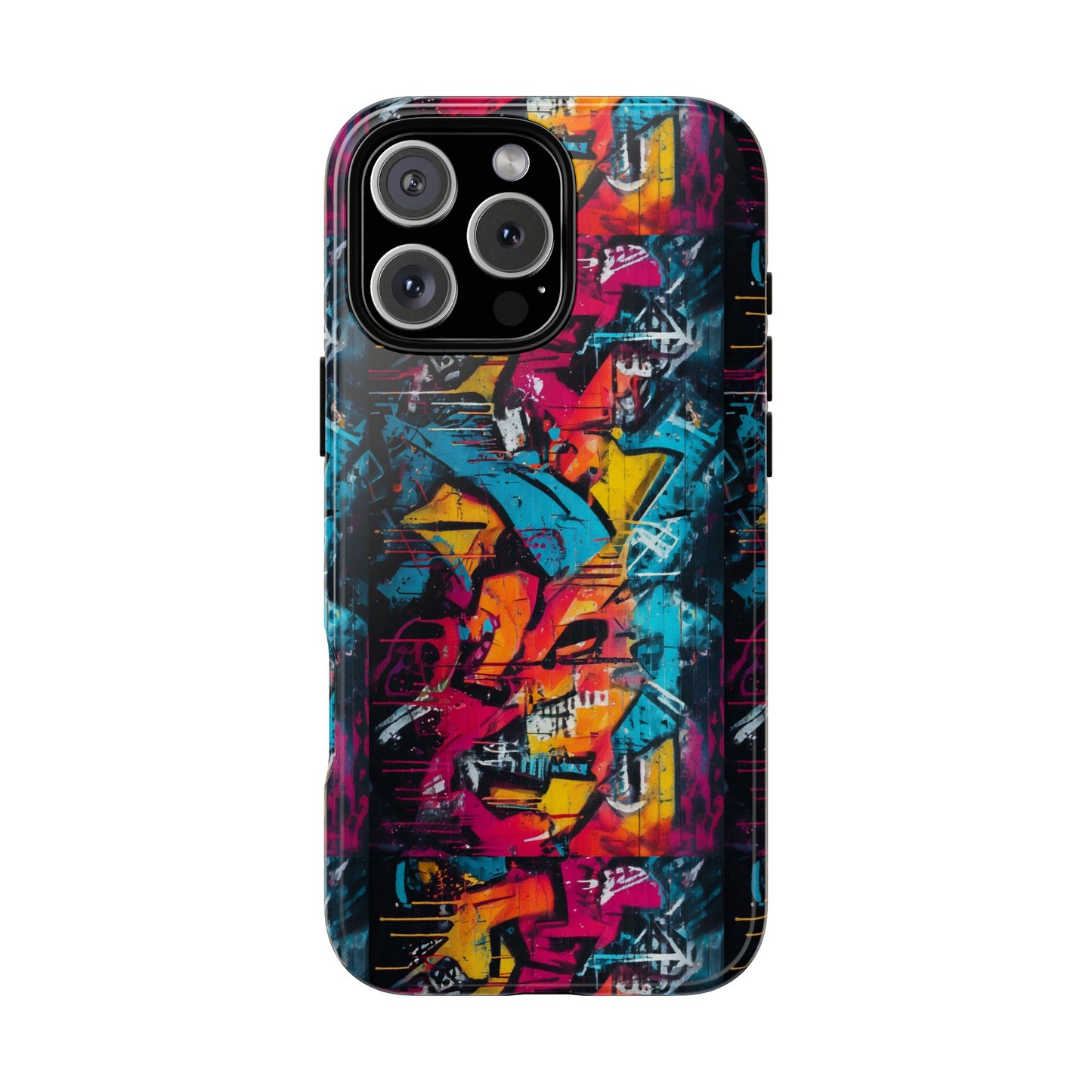 Wall Tag Armor Case – Neon Graffiti Burst Edition