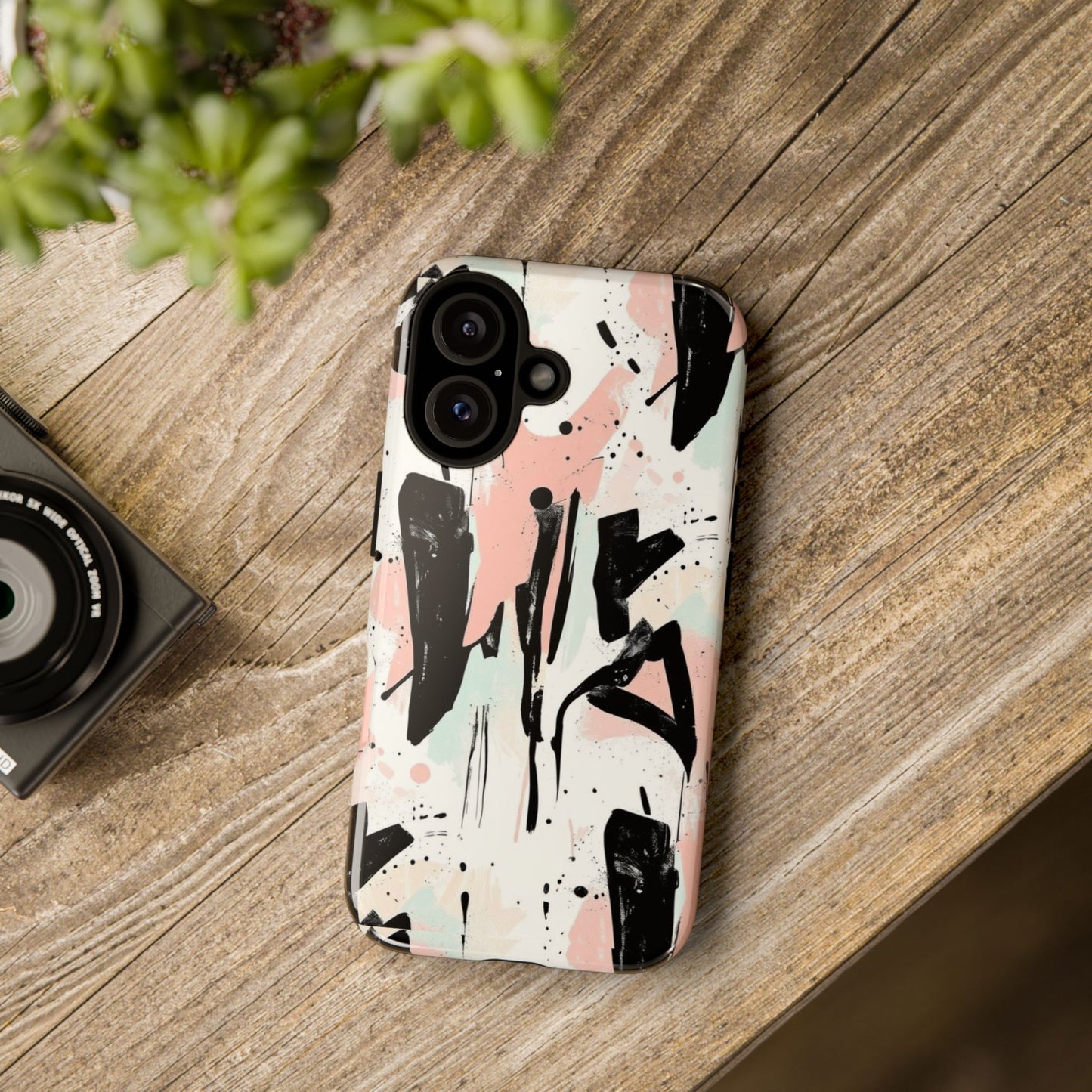Blush Rush Armor Case – Abstract Ink Graffiti Edition
