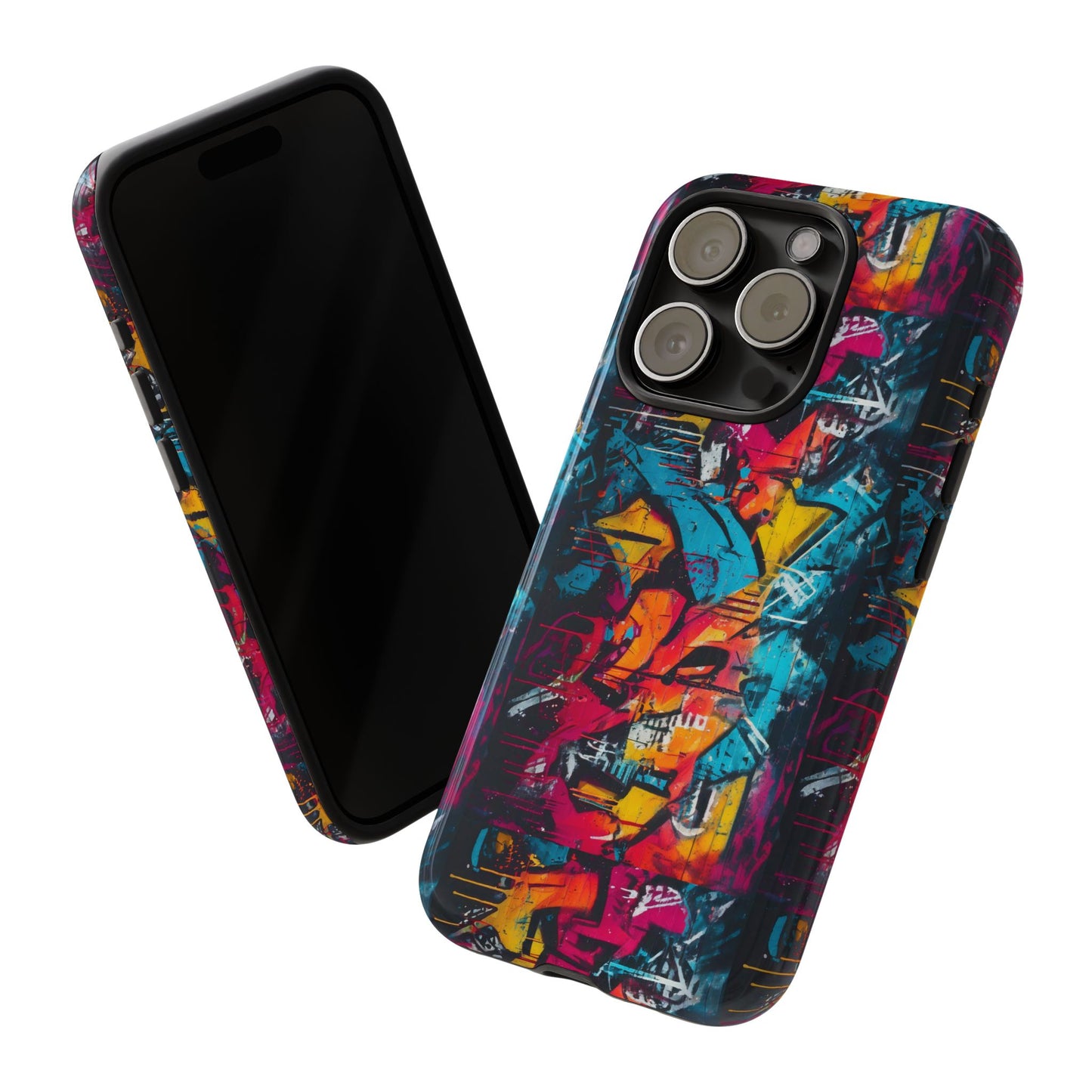 Wall Tag Armor Case – Neon Graffiti Burst Edition