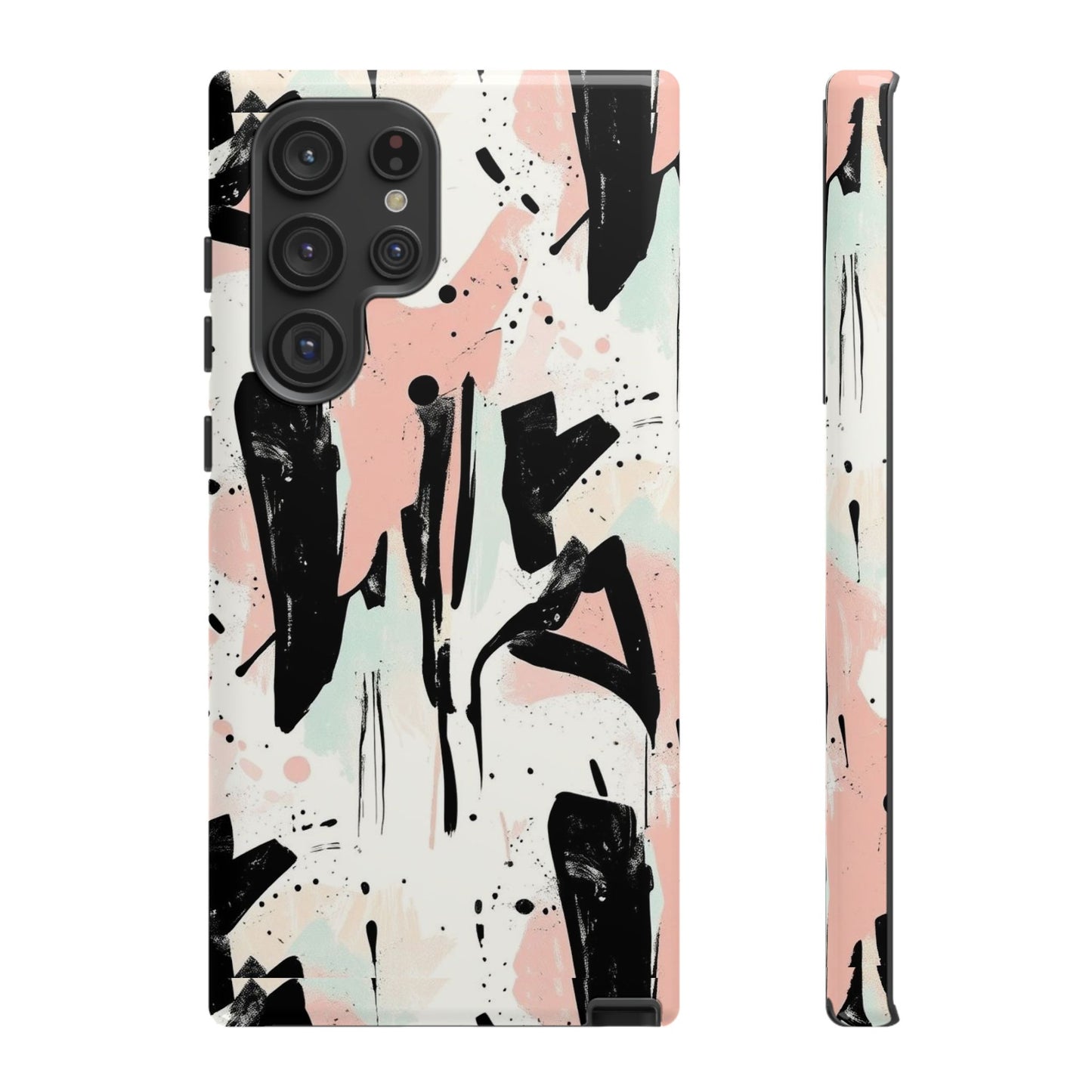 Blush Rush Armor Case – Abstract Ink Graffiti Edition