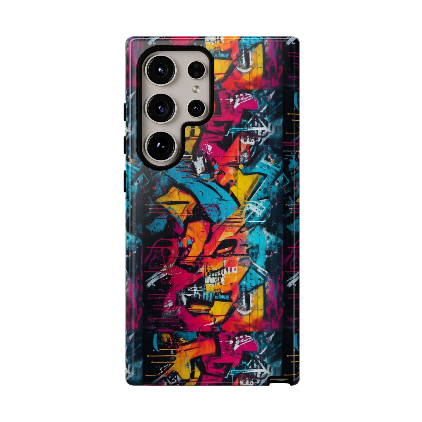 Wall Tag Armor Case – Neon Graffiti Burst Edition