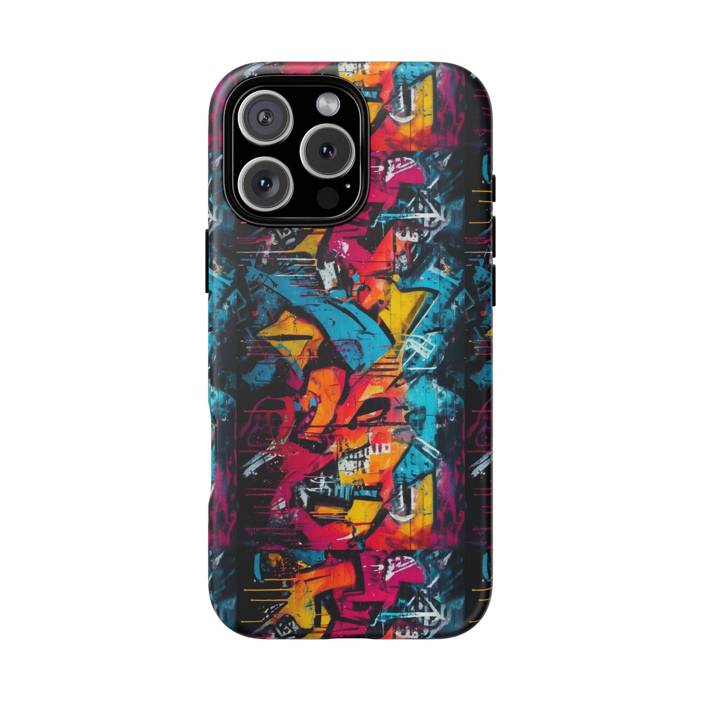 Wall Tag Armor Case – Neon Graffiti Burst Edition