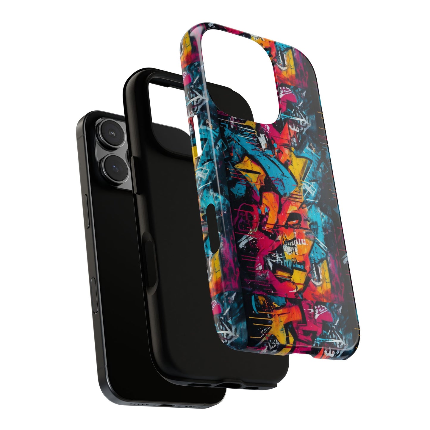 Wall Tag Armor Case – Neon Graffiti Burst Edition